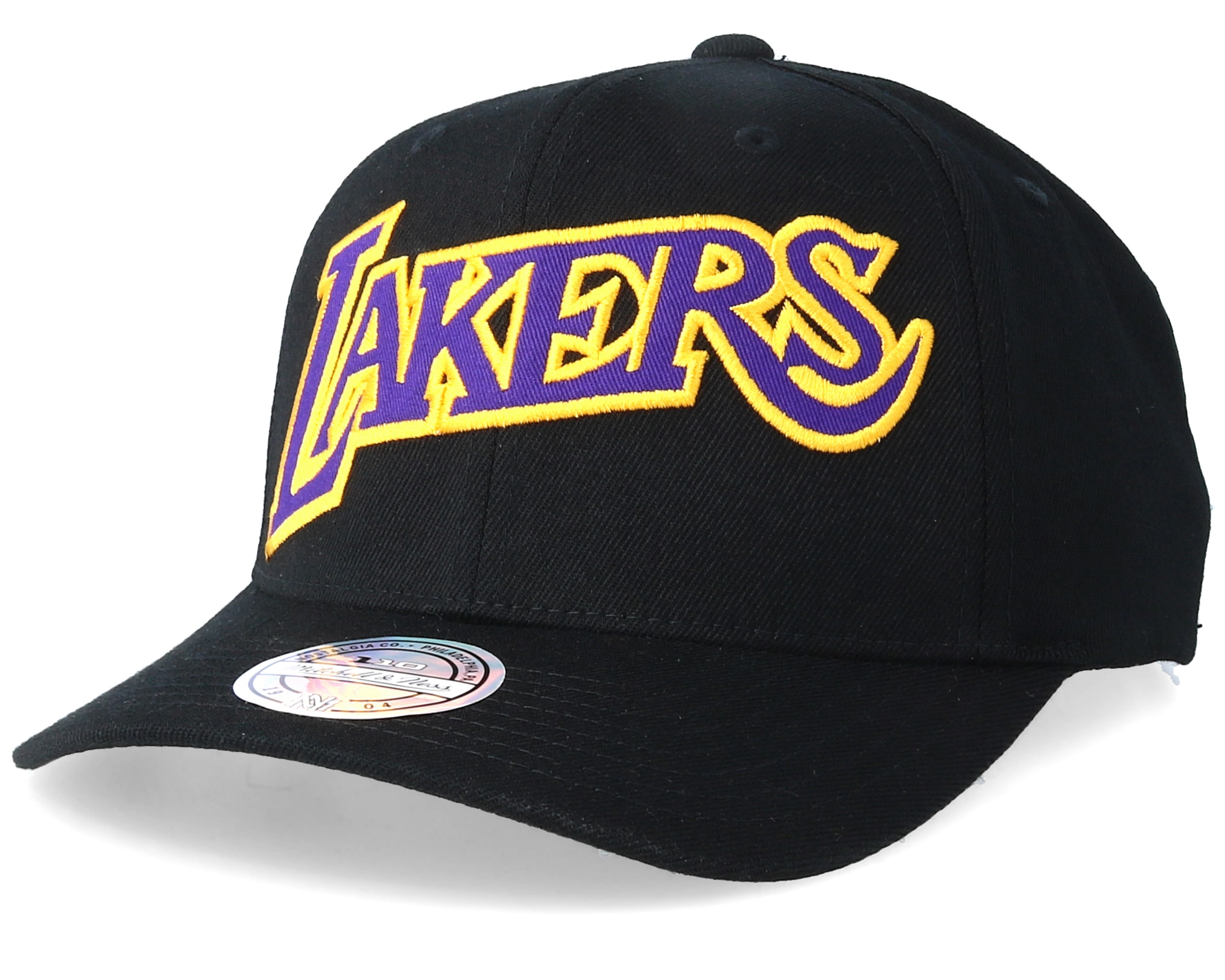 LA Lakers Jersey Logo 110 Black Adjustable - Mitchell ...