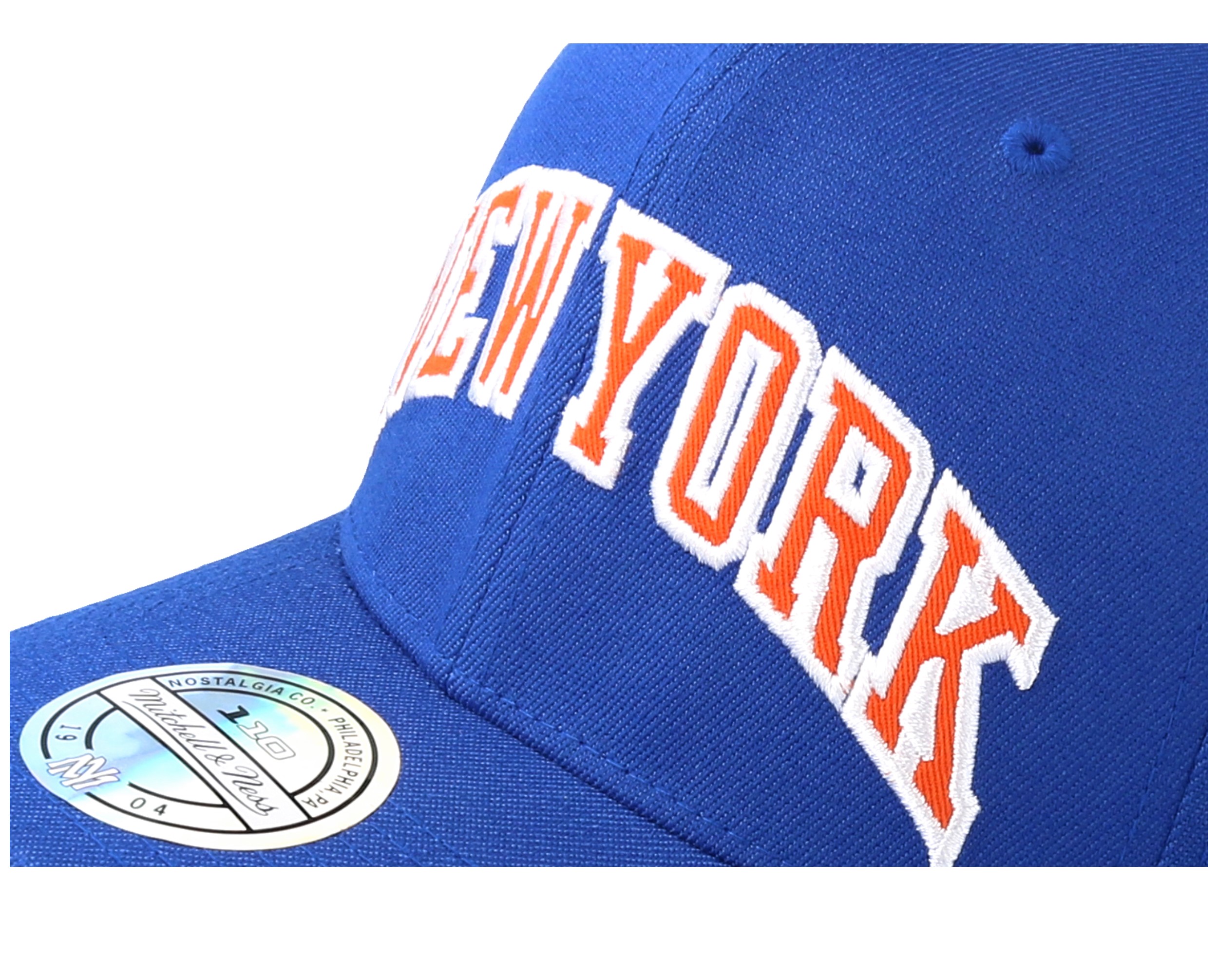 New York Knicks Jersey Logo 110 Blue Adjustable - Mitchell & Ness caps - Hatstoreworld.com