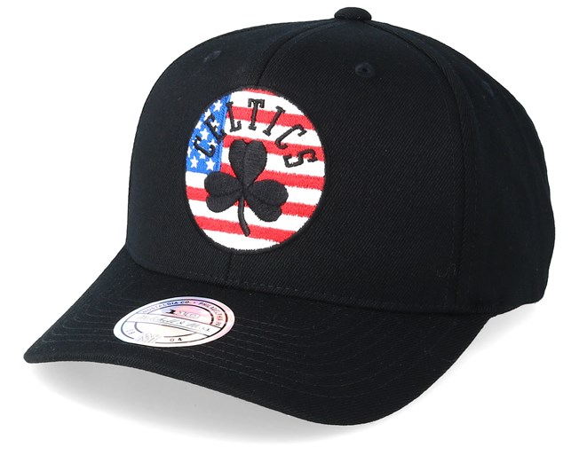 Mitchell /& Ness Casquette Snapback Chrome Logo Boston Celtics Noir