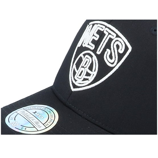 Brooklyn Nets Neon Lights Black 110 Adjustable Mitchell Ness Caps Hatstoreworld Com