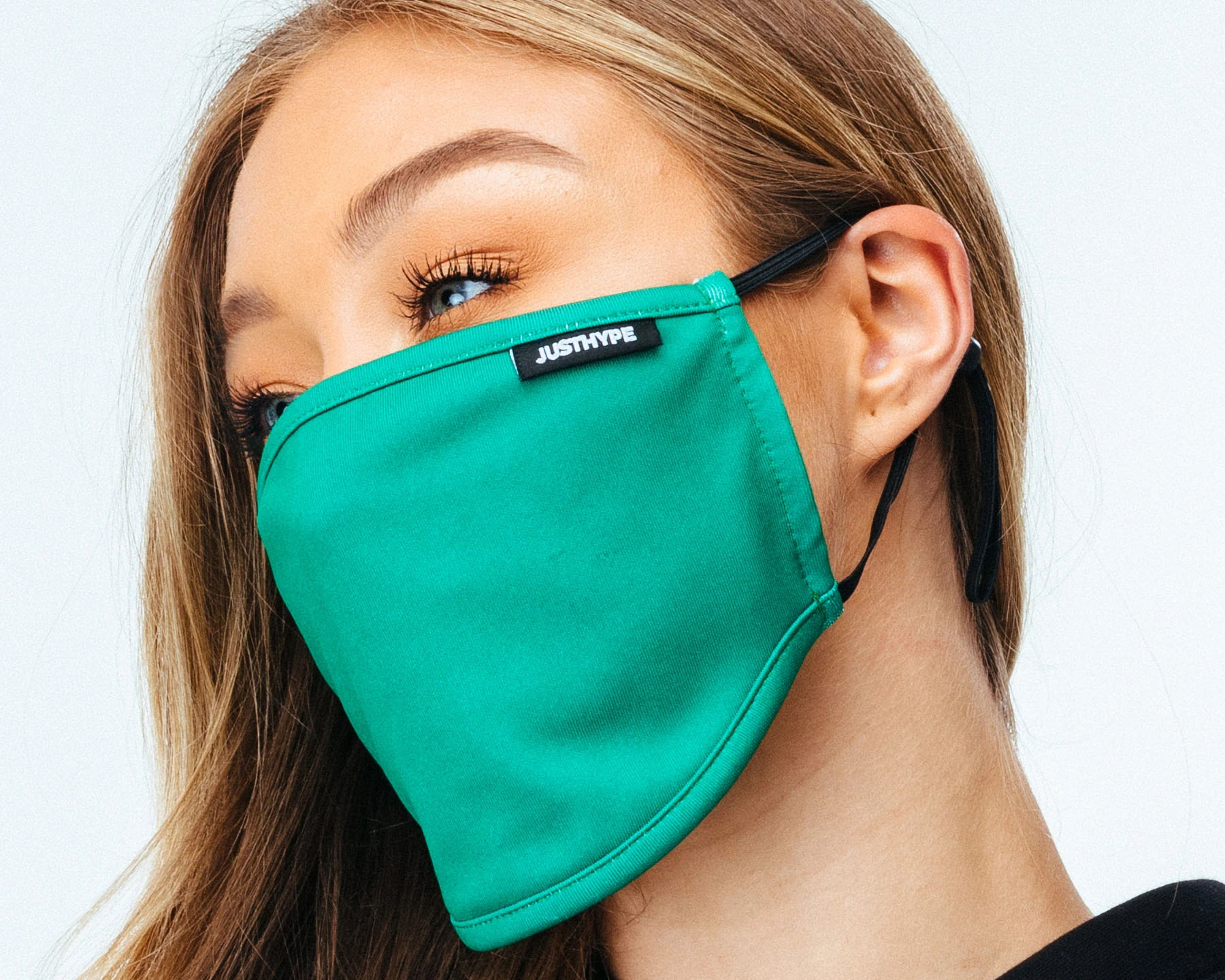 Adjustable Forest Green Face Mask Hype face mask Hatstore.co.uk