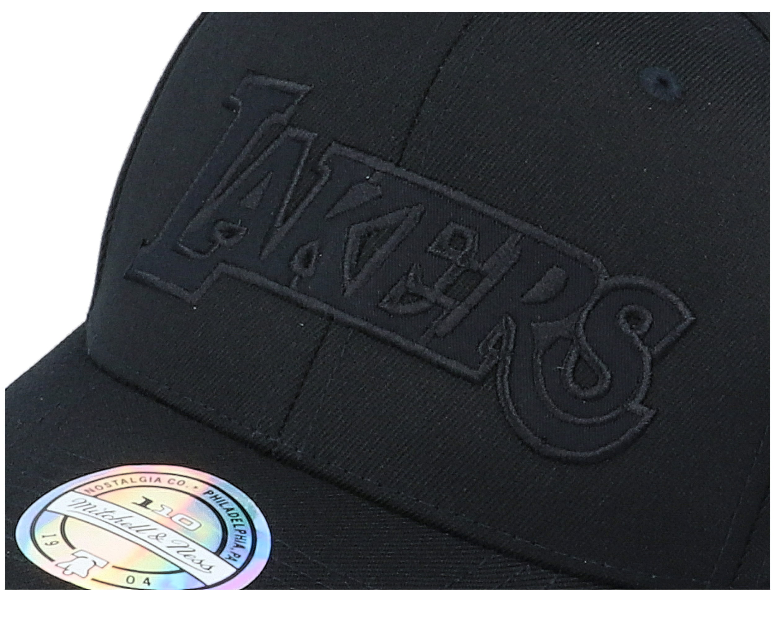 LA Lakers Tonal Jersey Black 110 Adjustable - Mitchell & Ness caps - Hatstoreworld.com