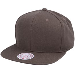 Blank Brown Snapback - Mitchell \u0026 Ness 
