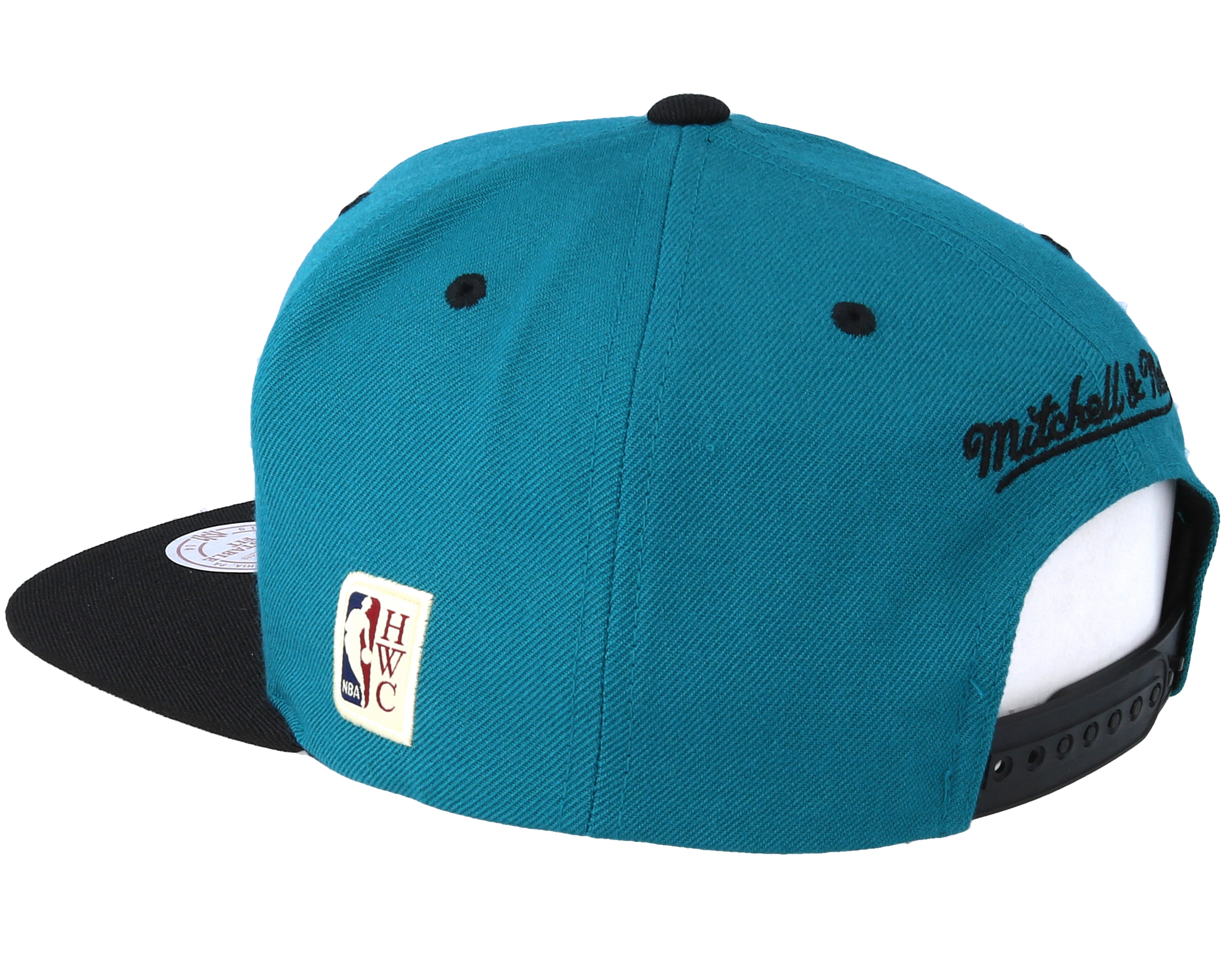 Detroit Pistons Team Arch Teal/Black Snapback Mitchell & Ness caps