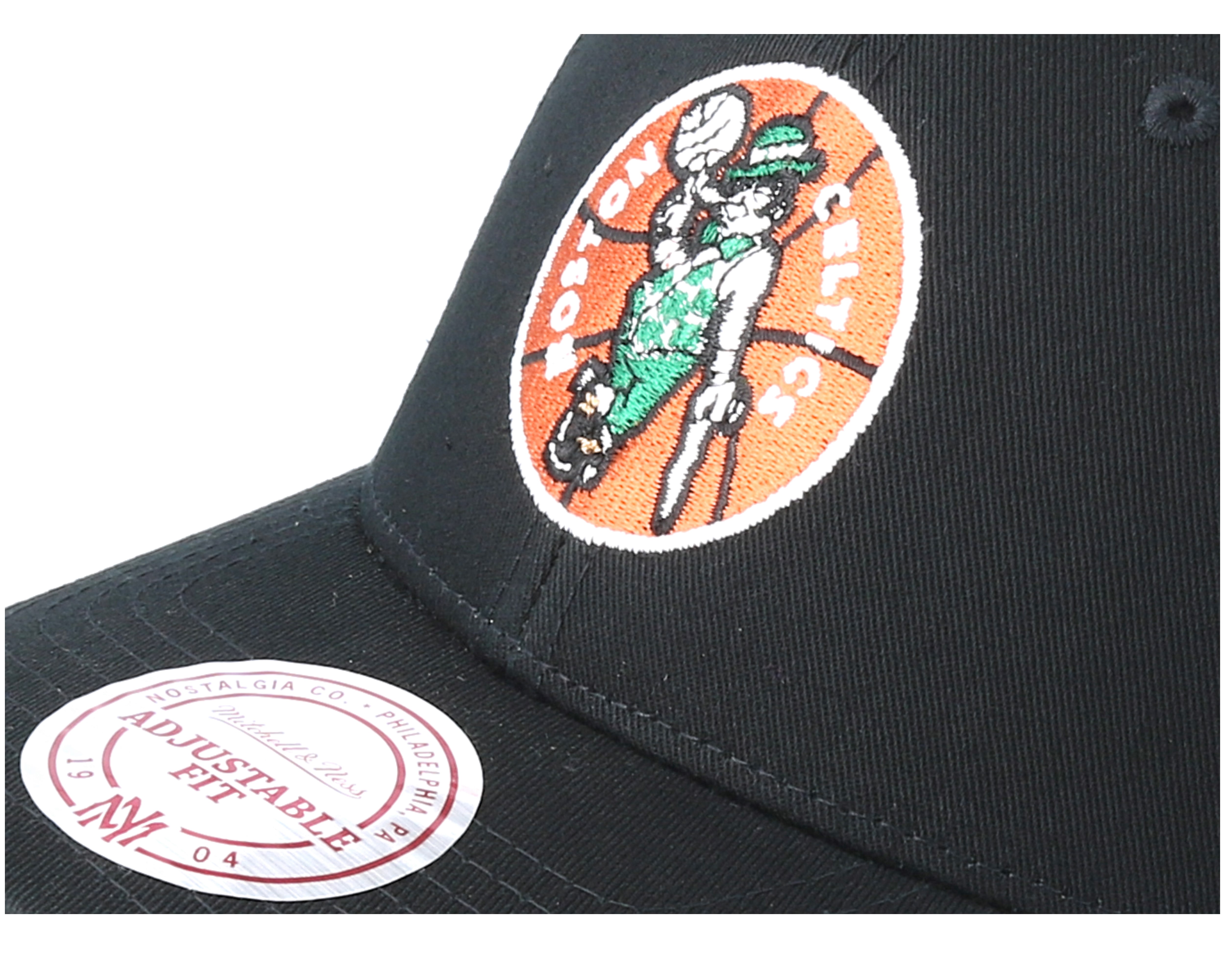 Boston Celtics Team Logo Low Pro Black Adjustable ...
