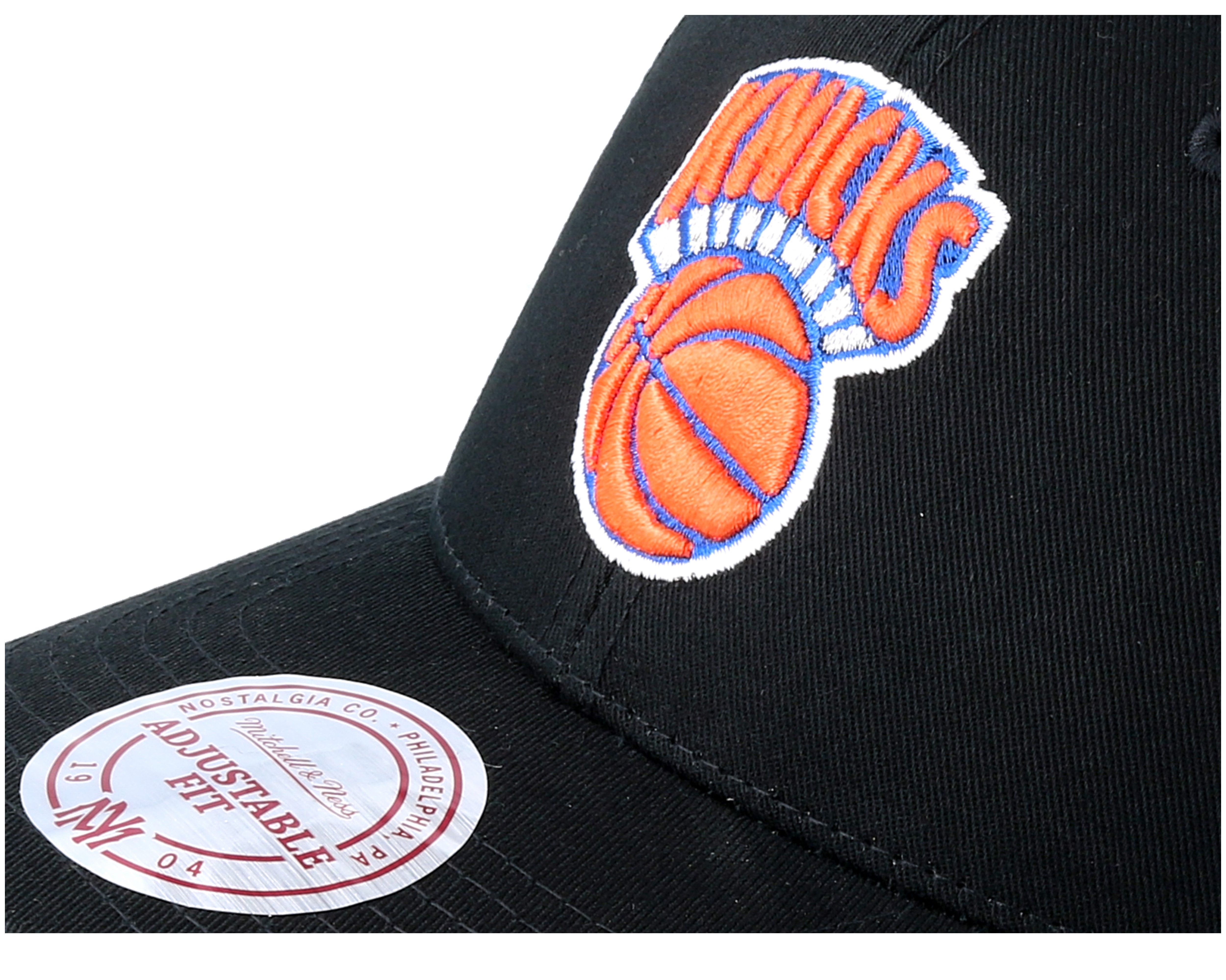 New York Knicks Team Logo Low Pro Black Adjustable ...