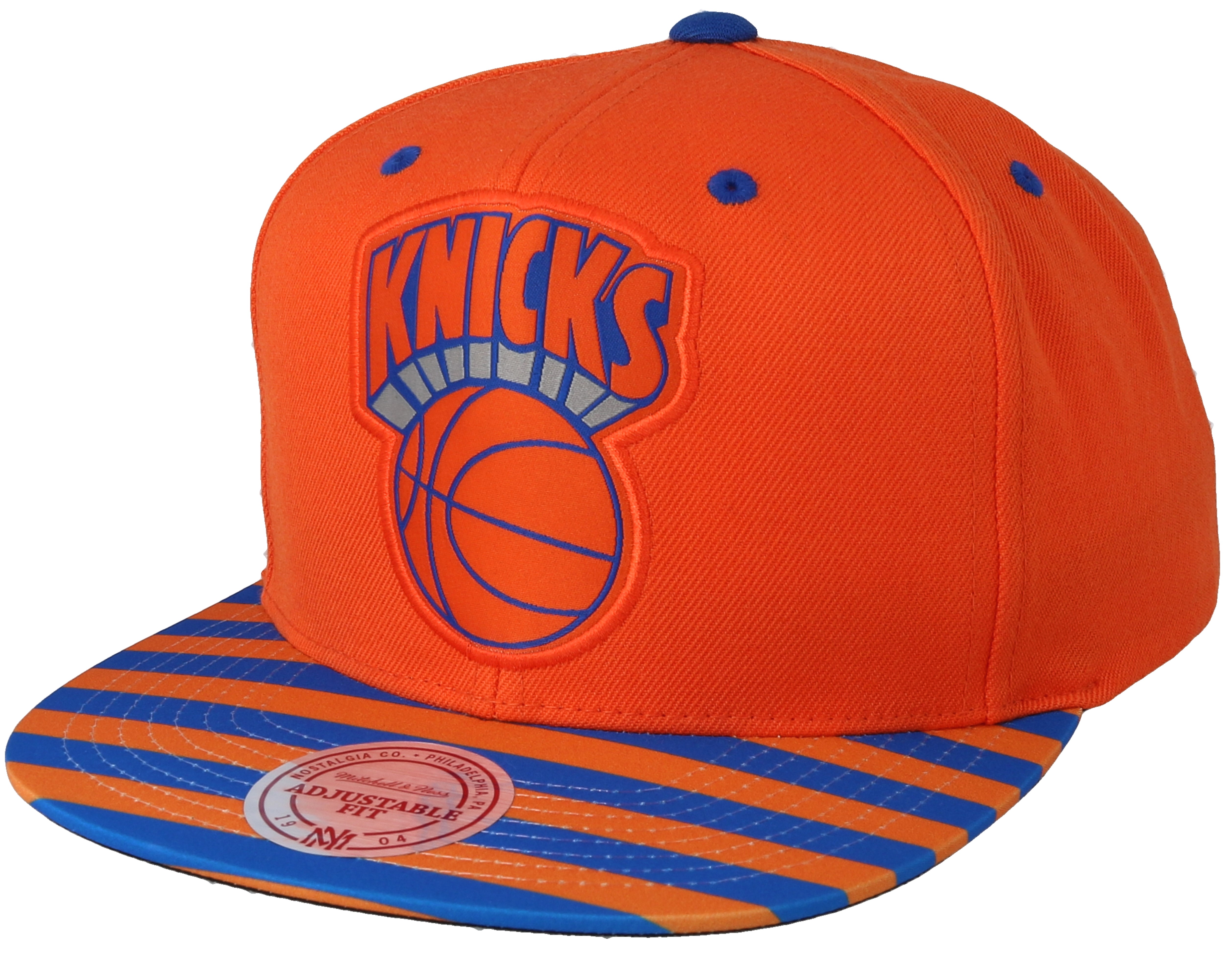 New York Knicks Diamond Orange Snapback - Mitchell & Ness ...
