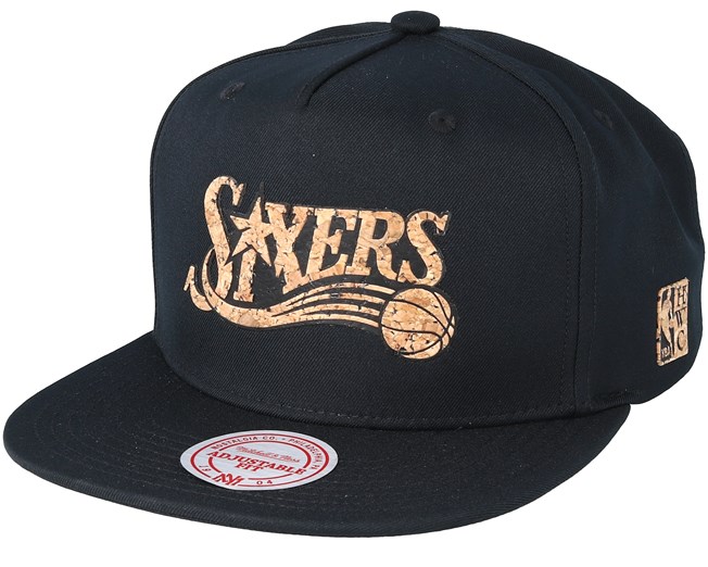 sixers hat mitchell and ness