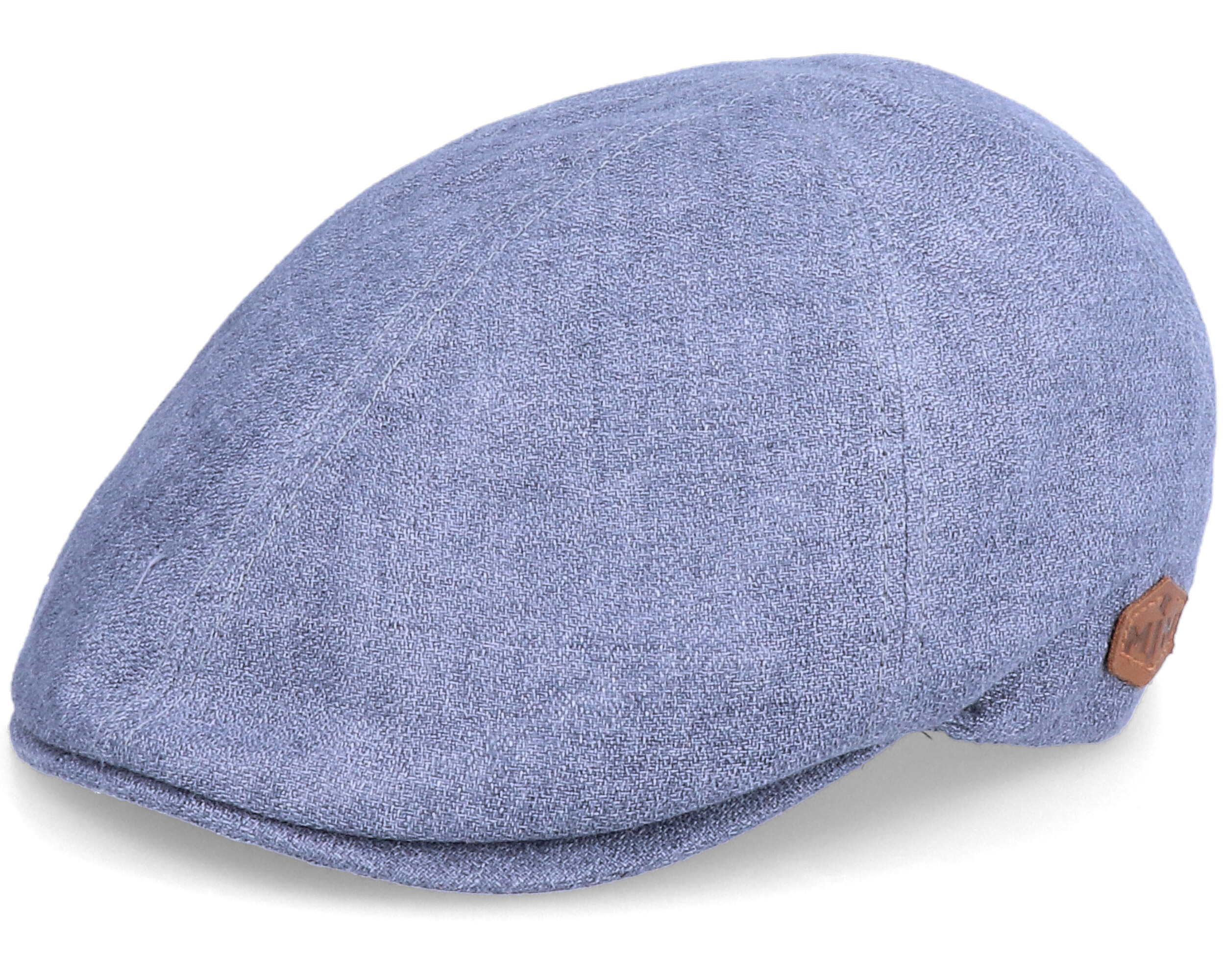 Broker Linen Grey Flat Cap MJM Hats caps Hatstore.dk