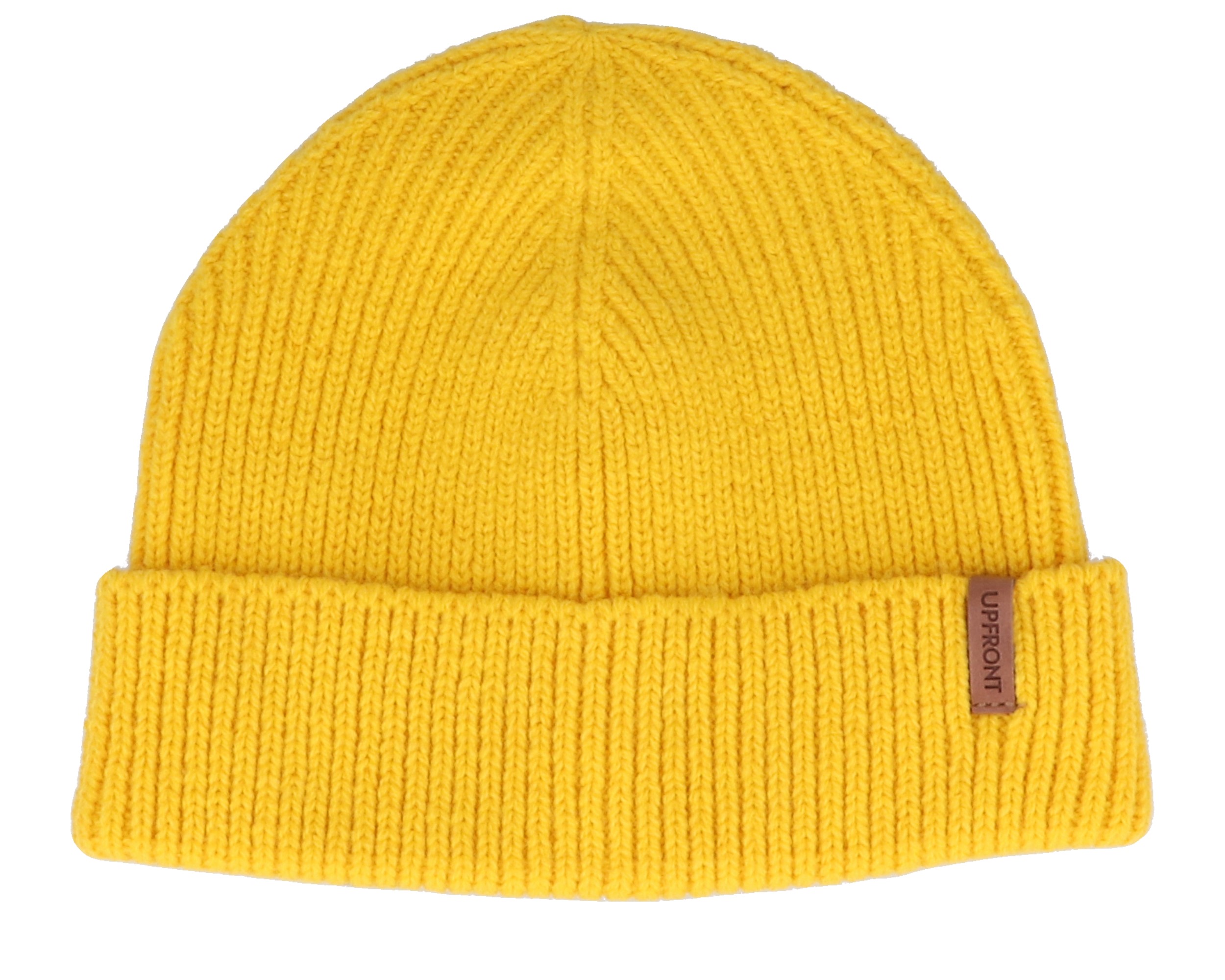 Compton Yellow Short Beanie Upfront beanies