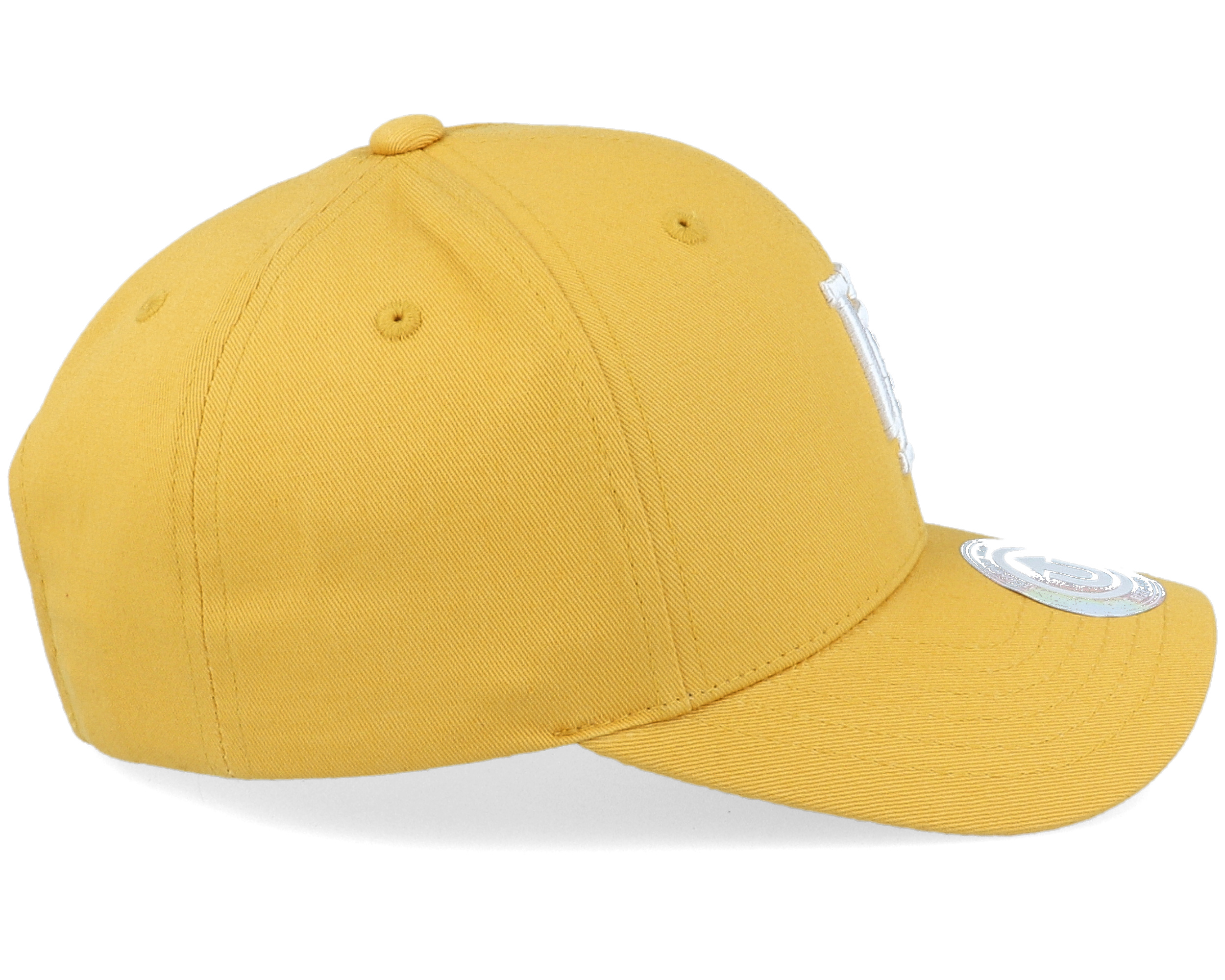 Kids Spinback Youth Baseball Cap Yellow Adjustable - Upfront caps