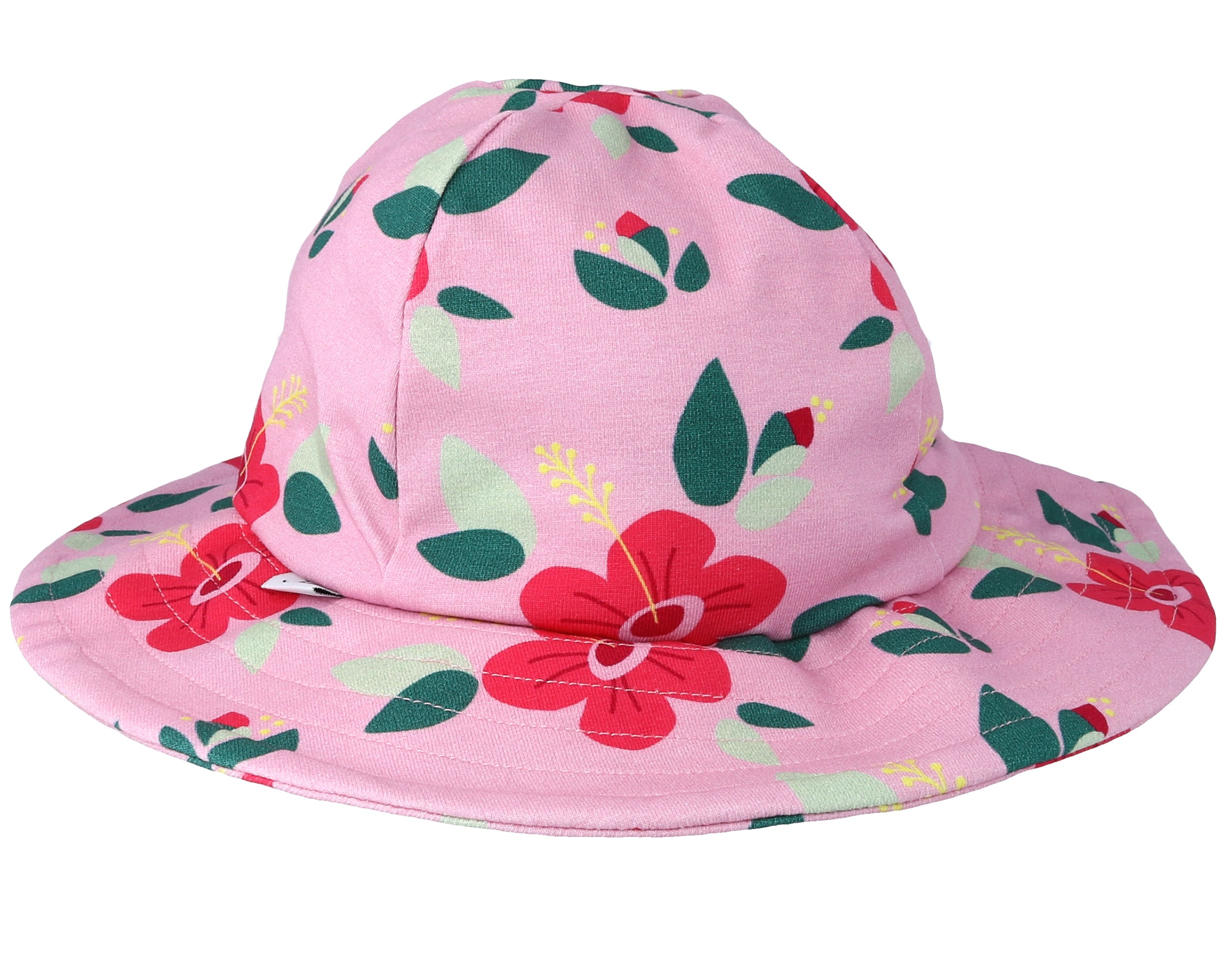 Kids Sun Hat Hibiscus Pink Bucket - JNY Kids hats | Hatstore.co.uk