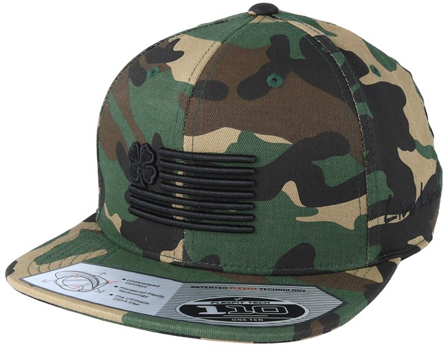 black clover camo hat