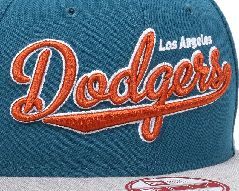 LA Dodgers Vintage Script Blue 9Fifty Snapback New Era caps