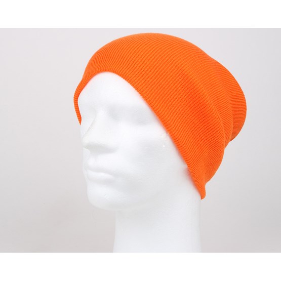 Knitted Beanie Orange Beanie Basic beanies