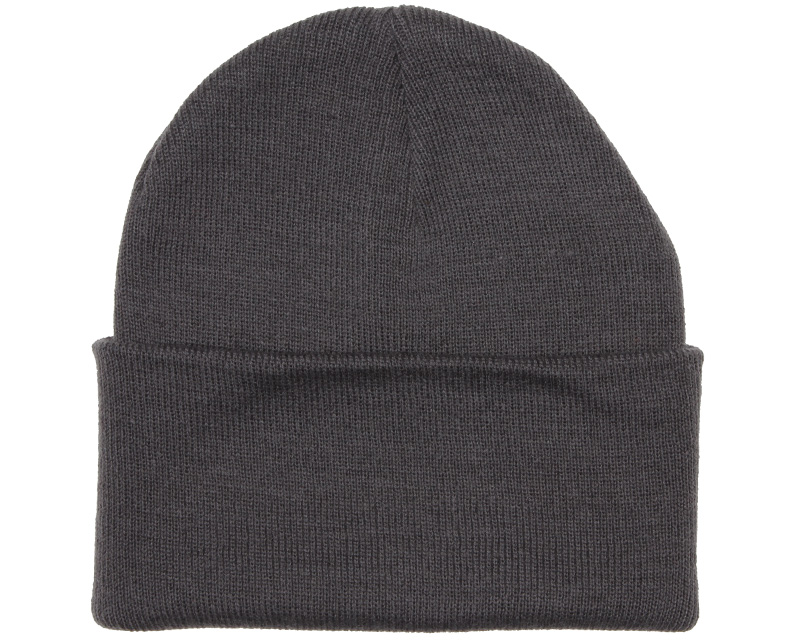 Knitted Beanie Graphite Grey Beanie Basic beanies