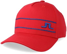 Garick Flexi Twill Deep Red/Navy Adjustable - J.Lindeberg