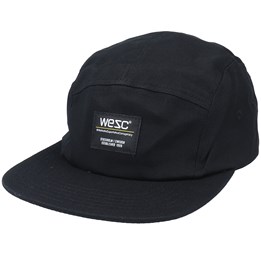 Solid Camper Hat Black 5-Panel - Wesc 