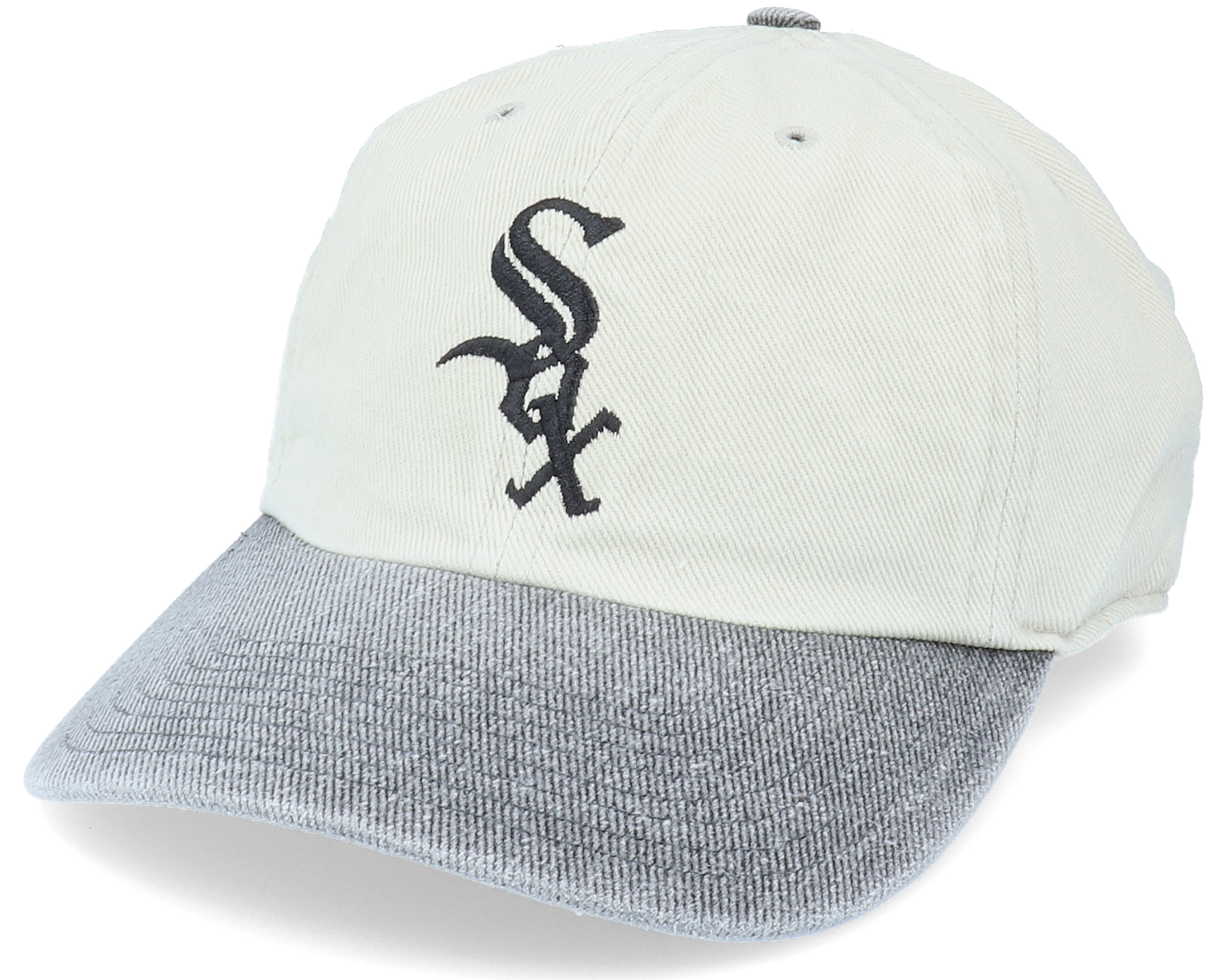 Chicago White Sox Old School MLB Vintage Grey Dad Cap Twins