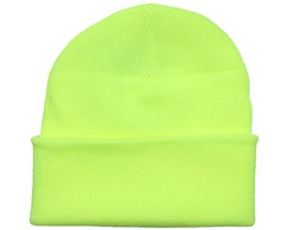 Fluorescent Yellow Beanie - Beanie Basic