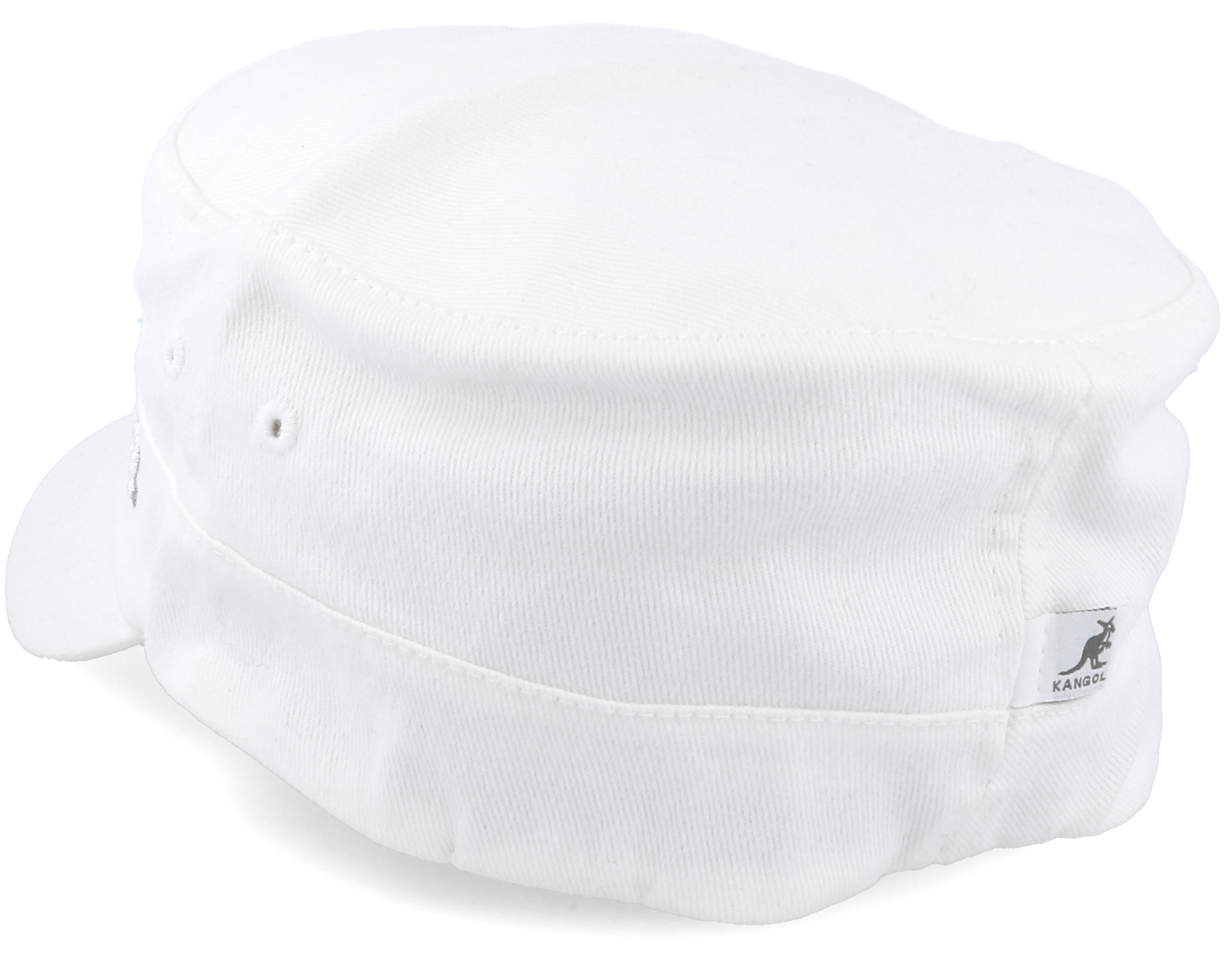 Cotton Twill White Army Kangol caps Hatstore.co.uk
