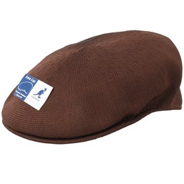 Tropic 504 Brown Flat Cap - Kangol caps 