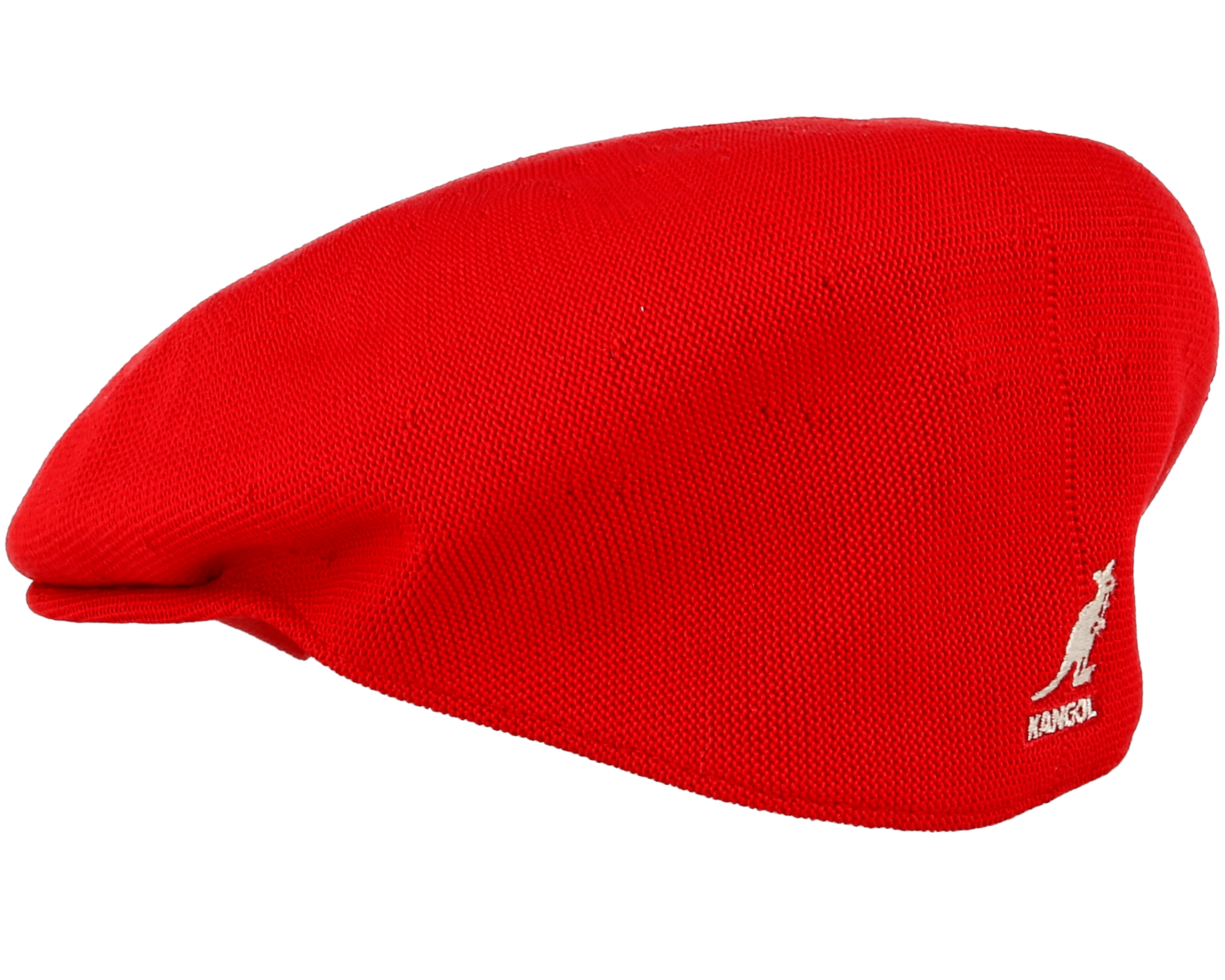 Tropic 504 Scarlet Flat Cap Kangol caps Hatstore.co.uk