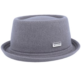 Wool Mowbray Slate Grey Pork Pie 