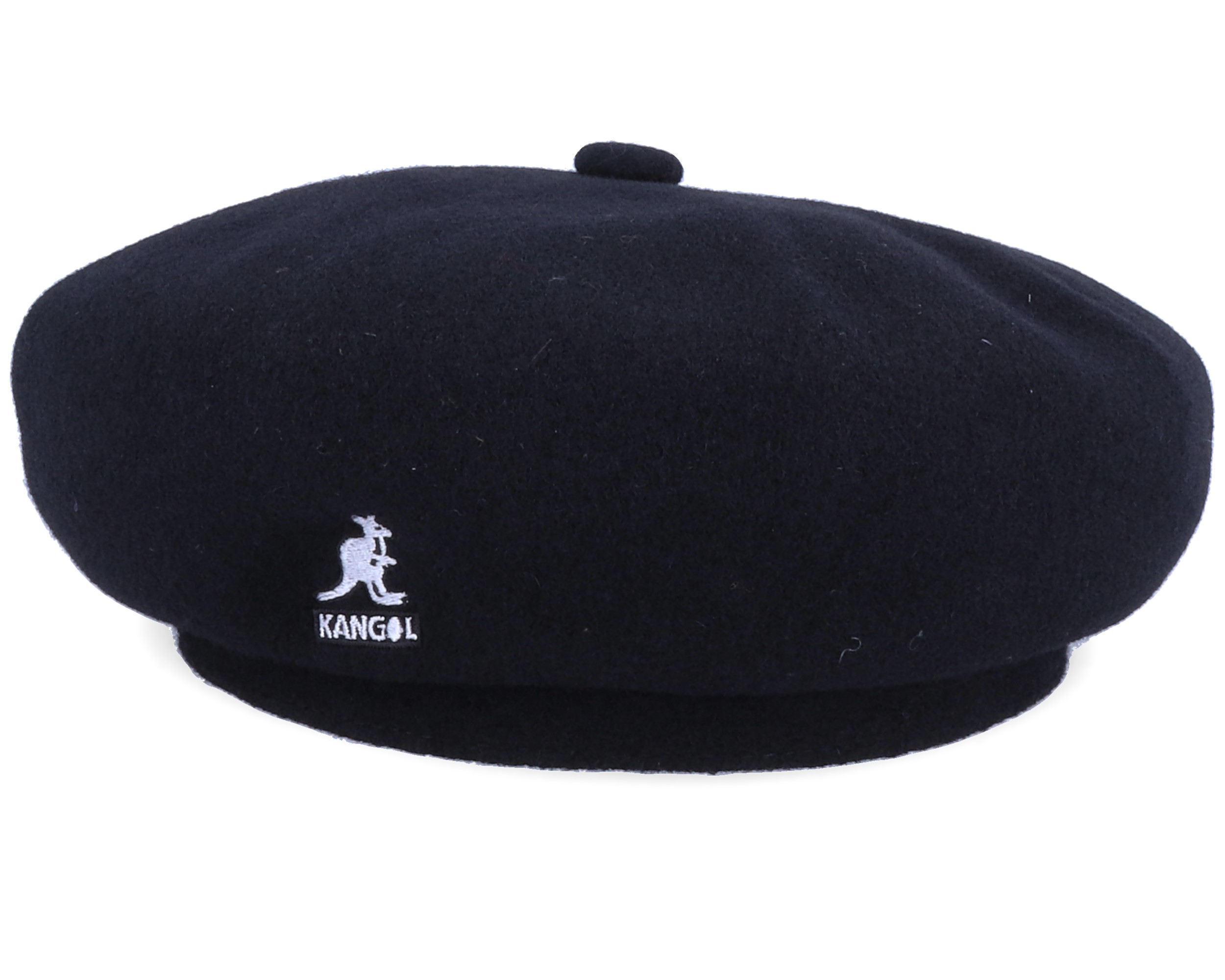 Wool Jax Beret Black Beret - Kangol caps | Hatstore.co.uk