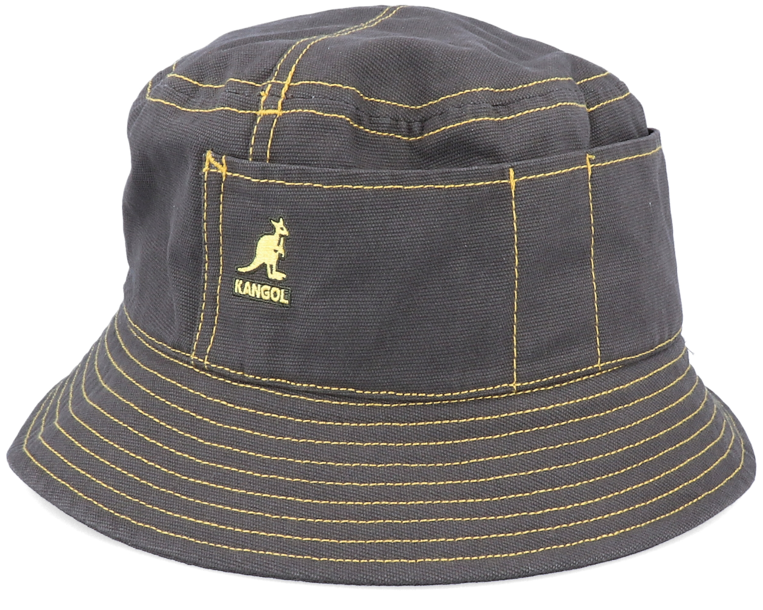 Workwear Charcoal Bucket Kangol hat Hatstore.co.in