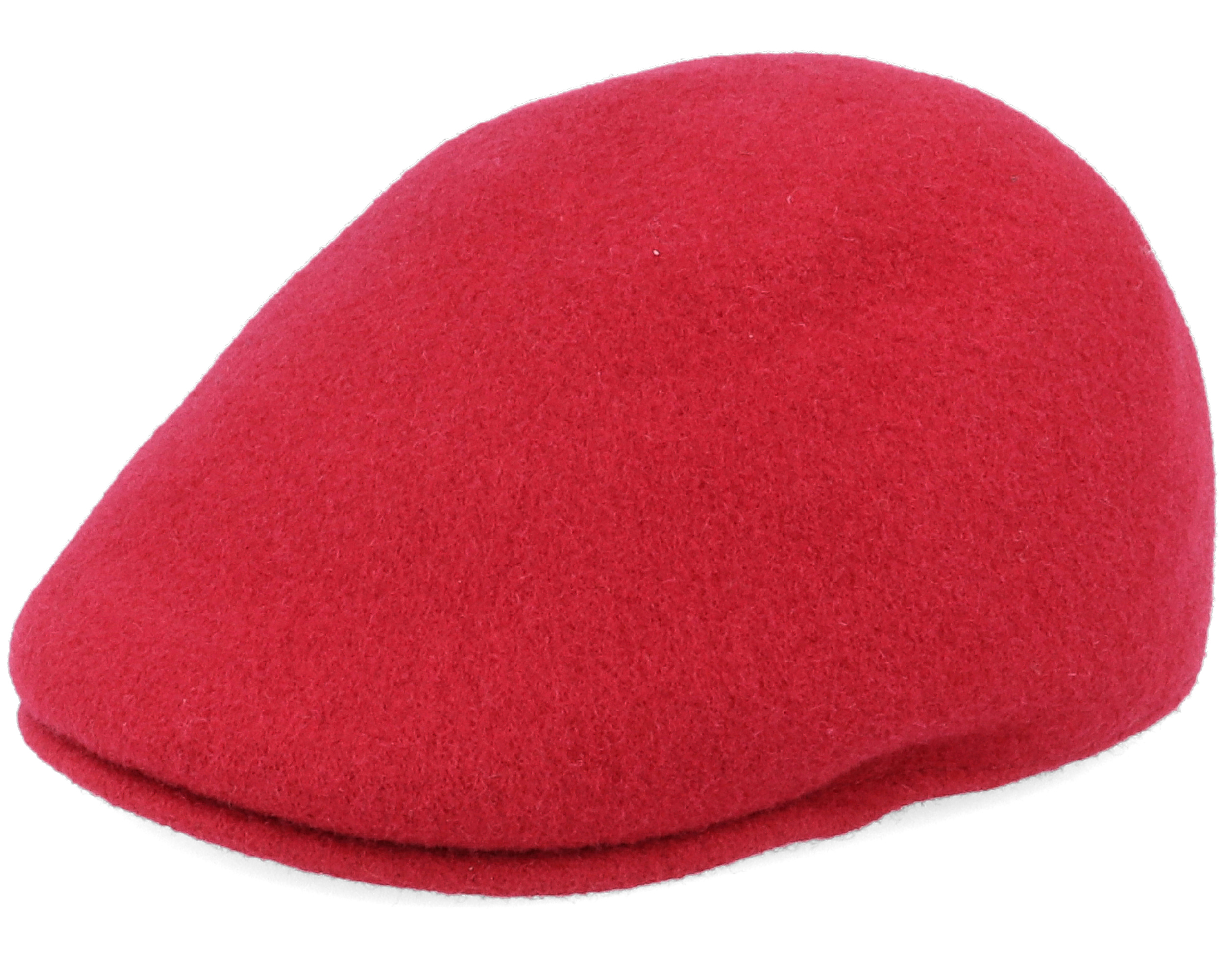 Seamless Wool 507 Red Velvet Red Flat Cap Kangol caps