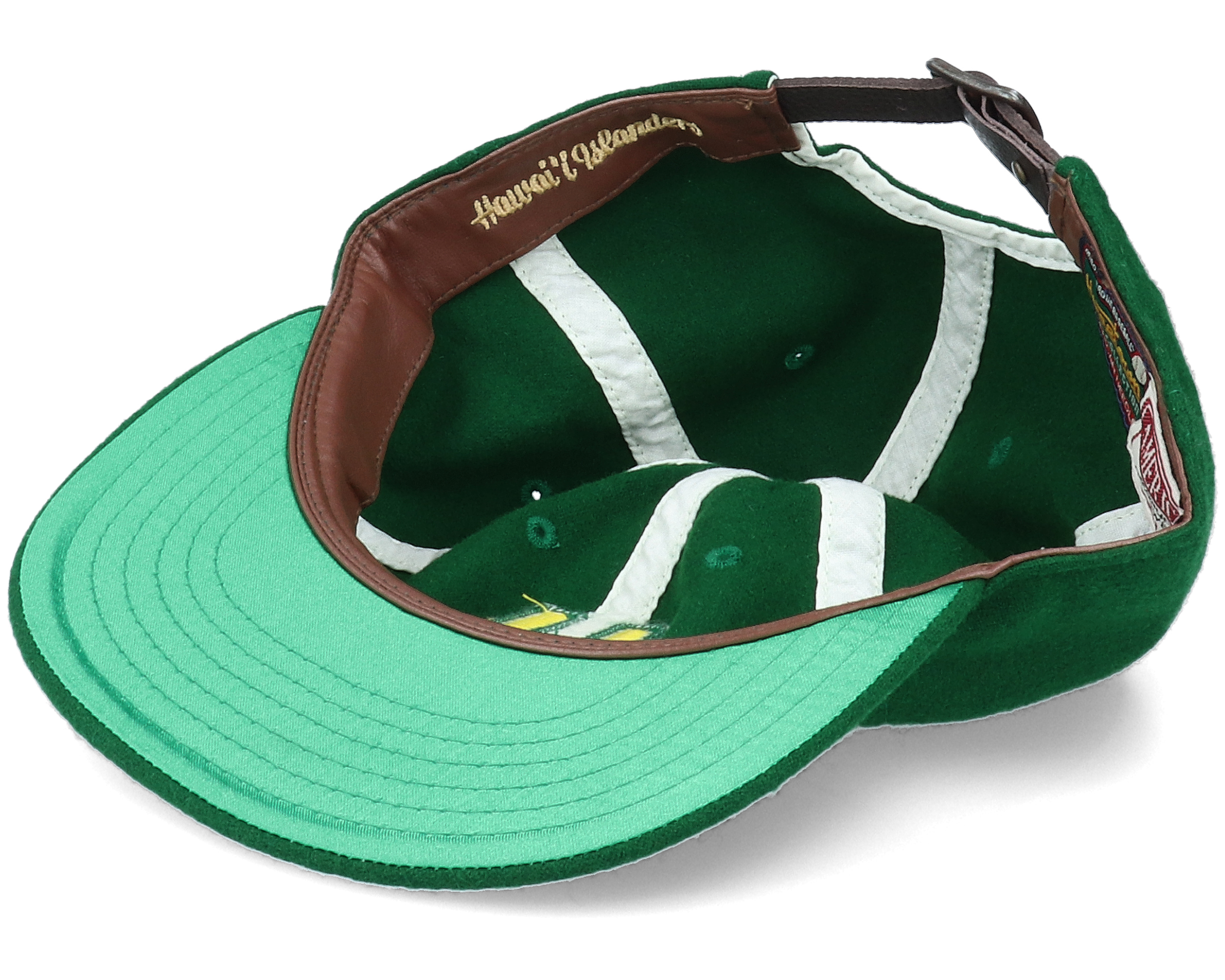 Hawaii Islanders Statesman Dark Green Snapback American Needle caps