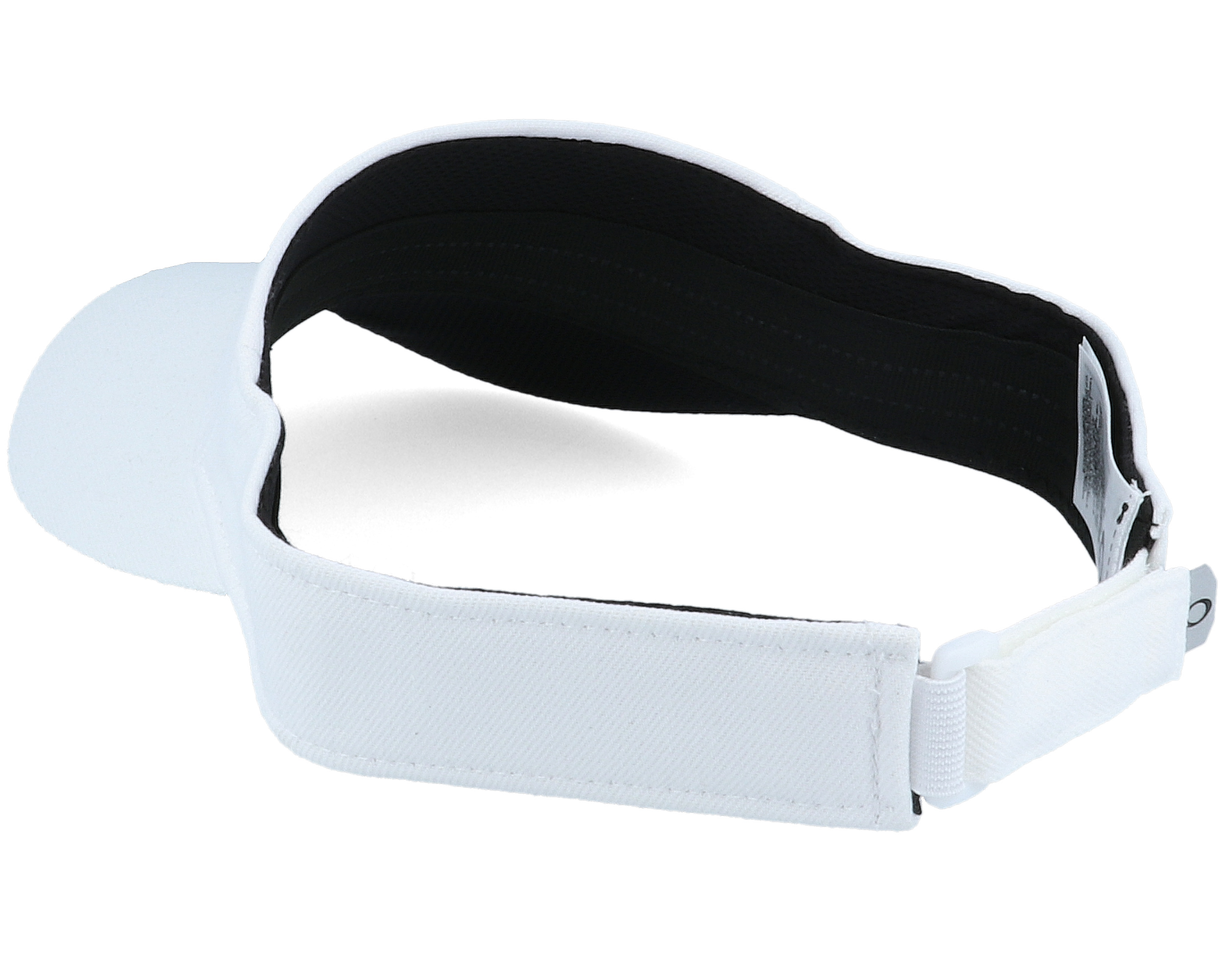 Logo Edge Visor 4.0 White Visor Oakley caps
