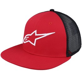 Astar Logo Red White Alpinestars Caps Hatstoreworld Com