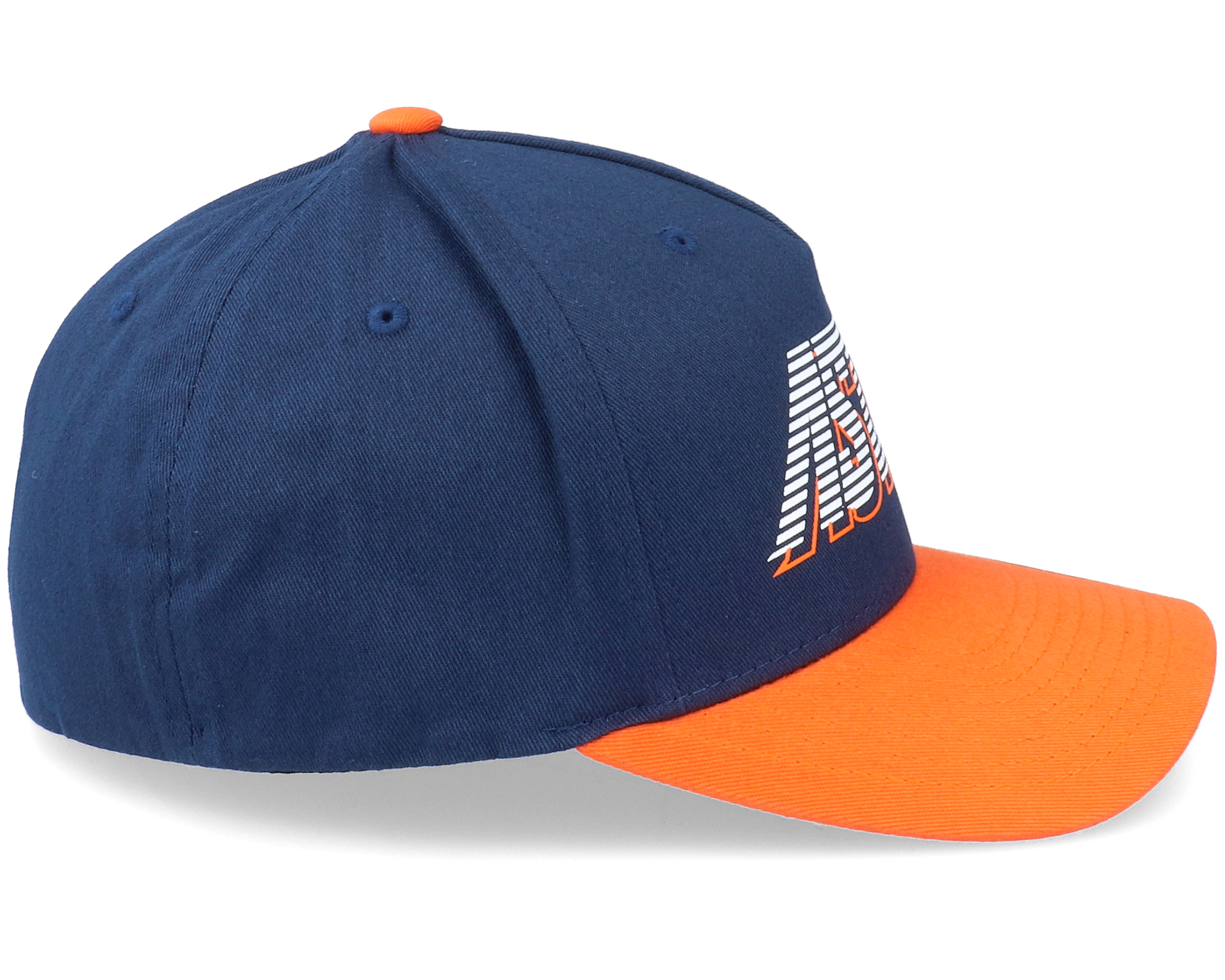 Lanes Hat Navy/Orange Flexfit Alpinestars caps