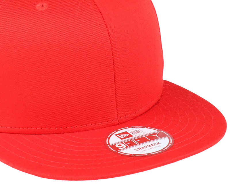 Hot Red Cotton 9Fifty Snapback New Era caps Hatstore.co.uk
