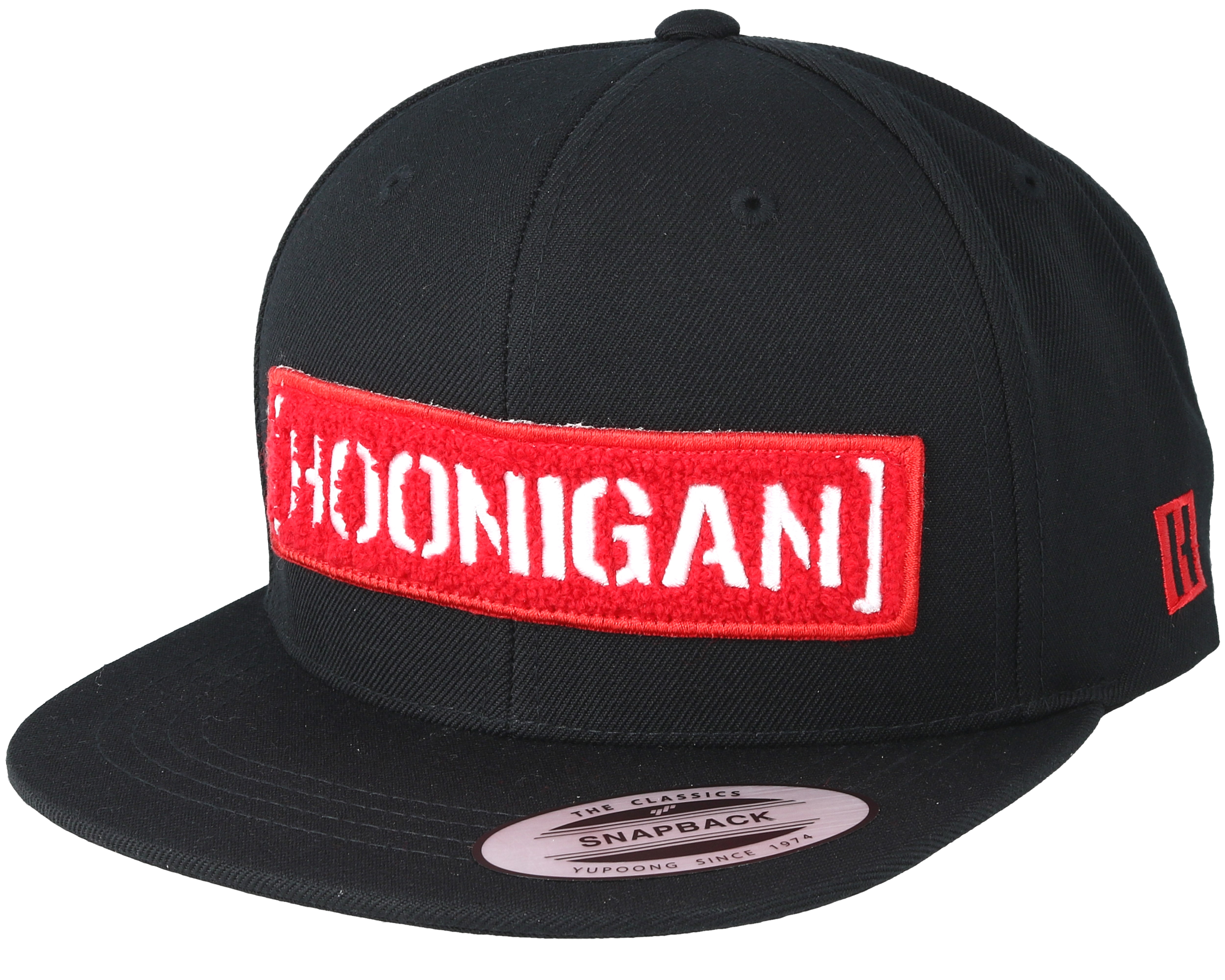 Letterman Black Snapback Hoonigan caps