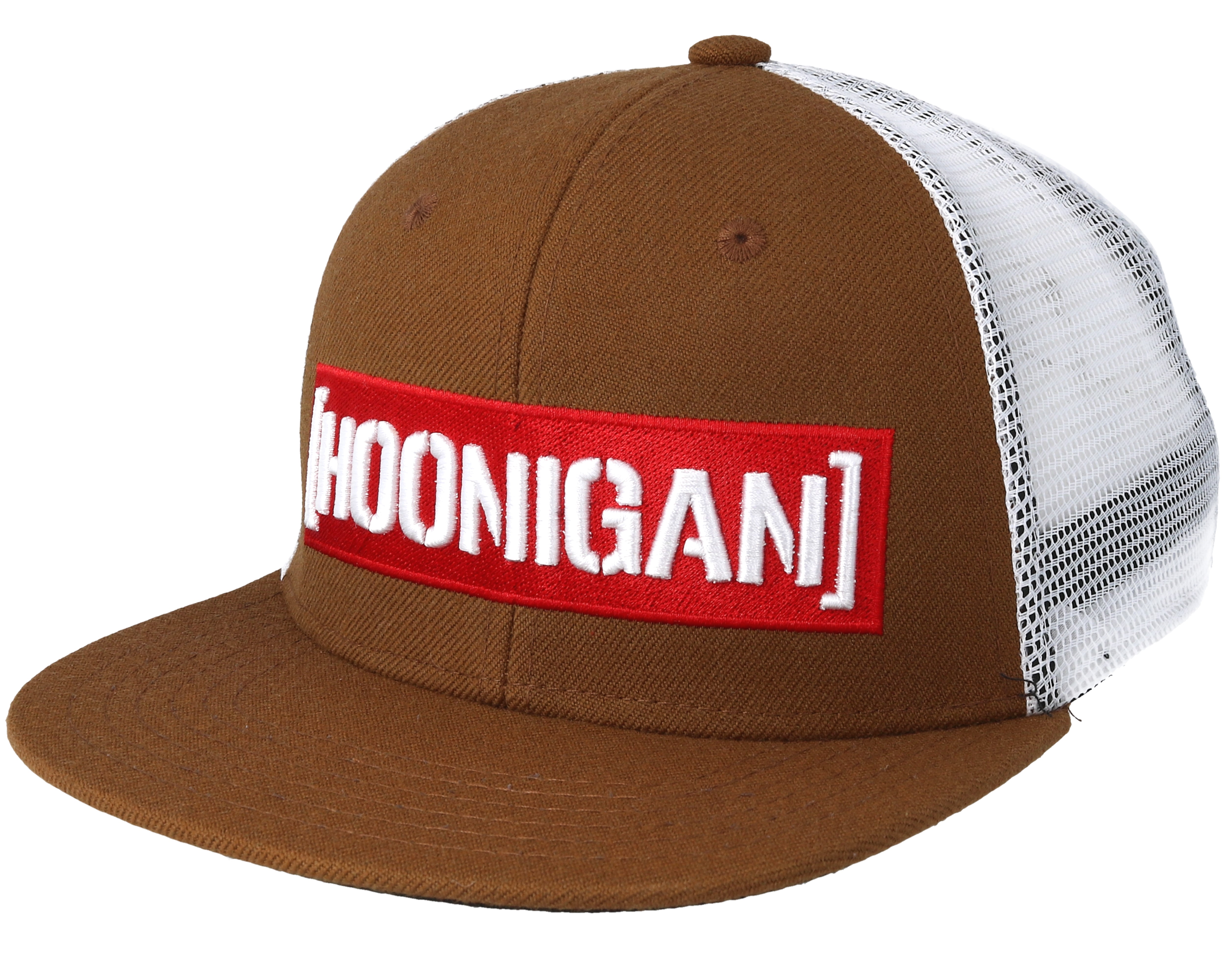 Davenport Brown Trucker Snapback Hoonigan caps