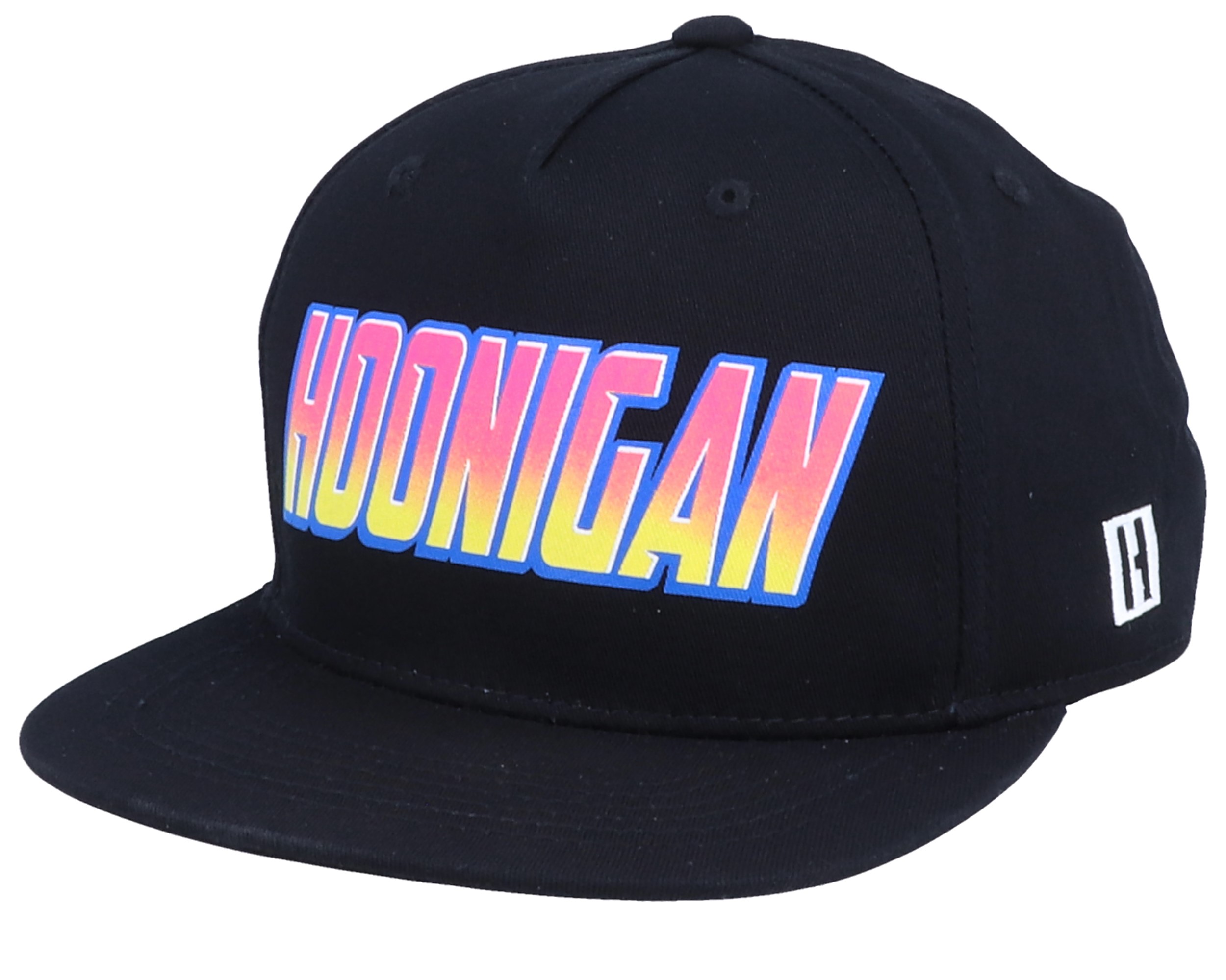 Super Charged Black Snapback Hoonigan caps Hatstore.co.uk