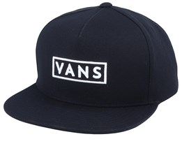 vans black and white snapback