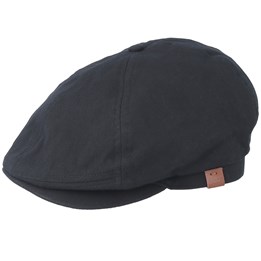 Jamaica Black Flat Cap - Barts caps 