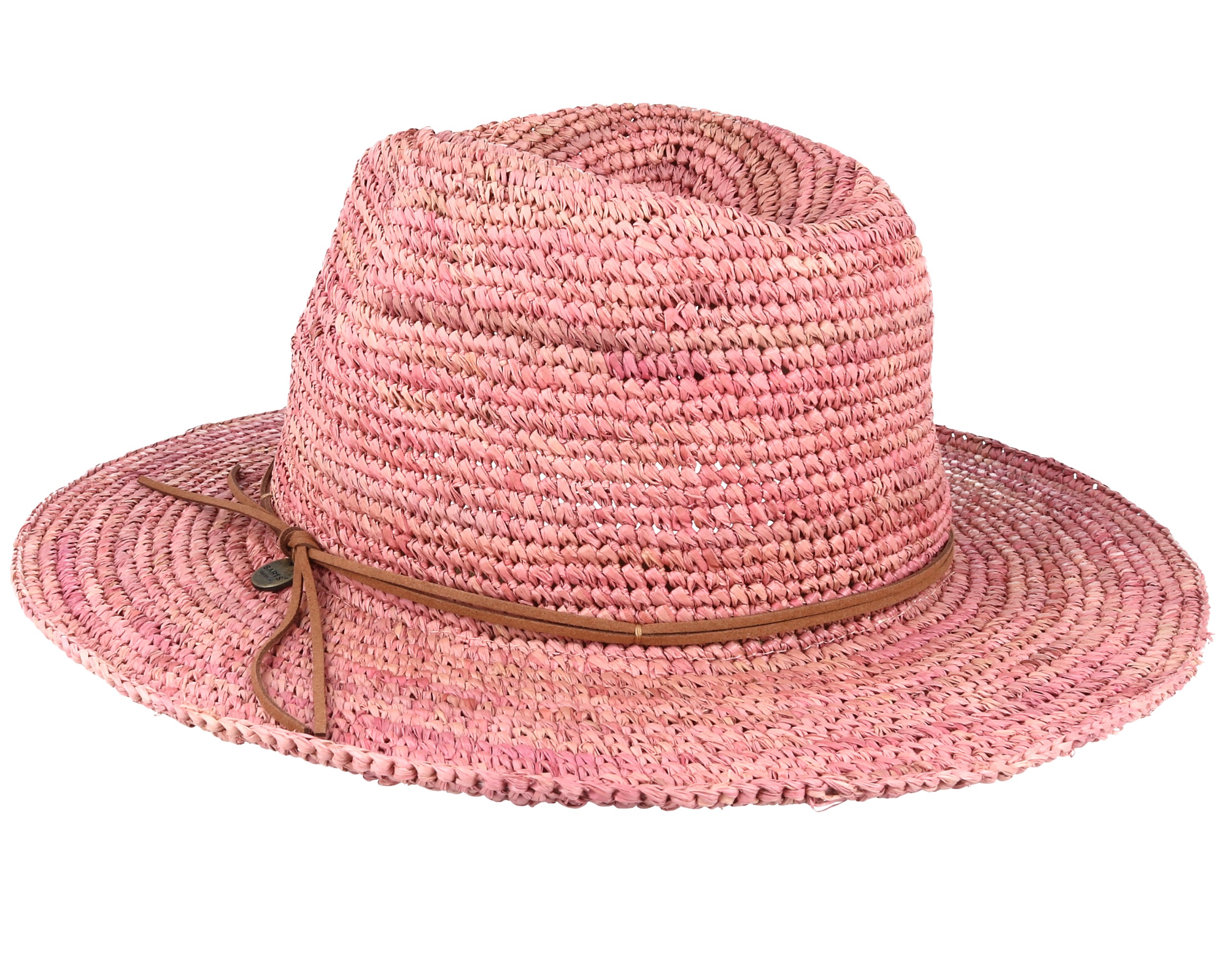 Celery Dusty Pink Straw Hat Barts hats