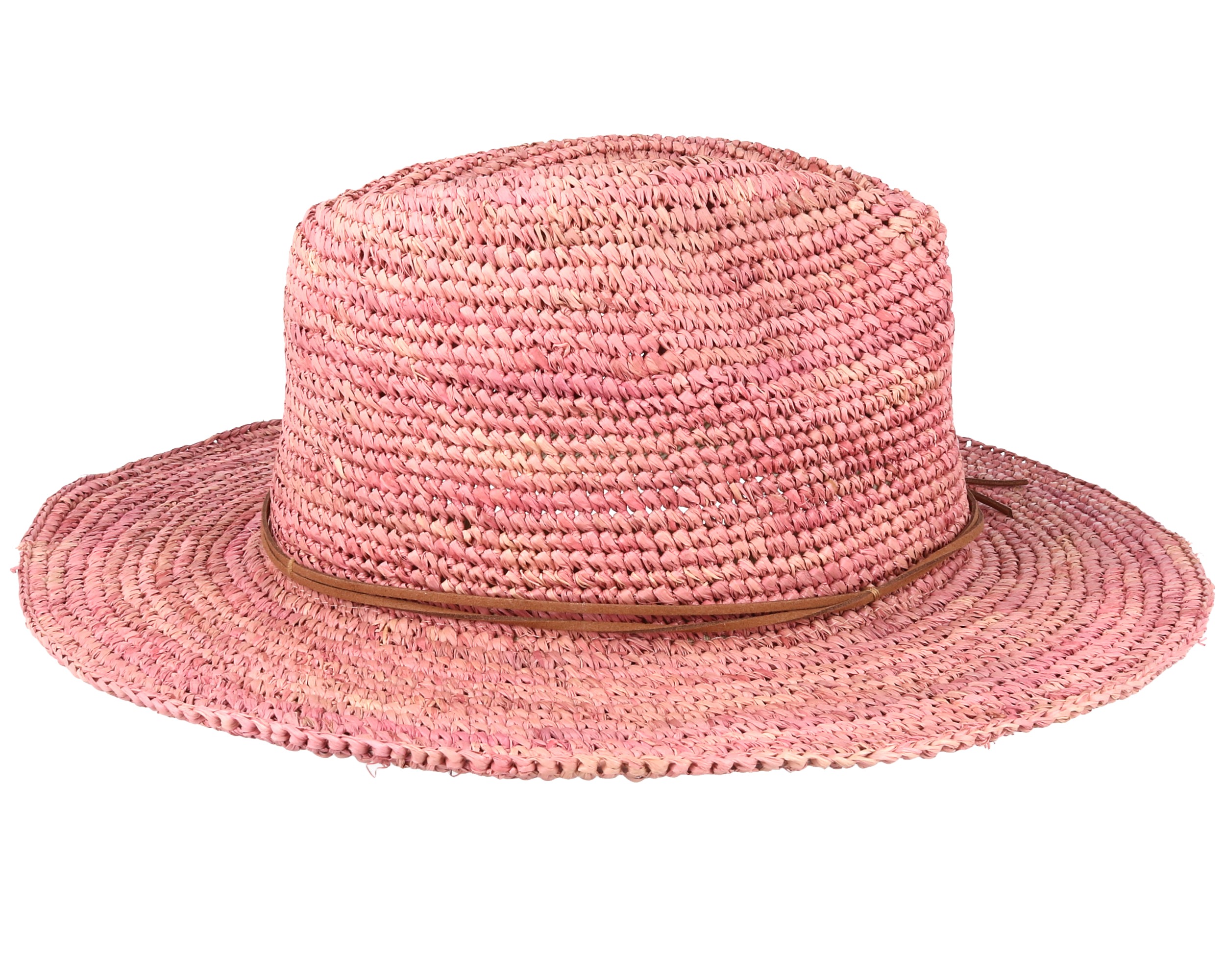 Celery Dusty Pink Straw Hat Barts hats
