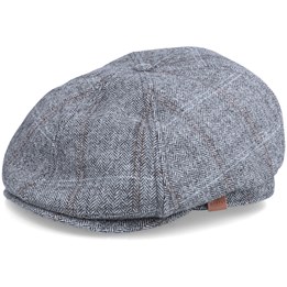 Jamaica Cap Grey Flat Cap - Barts caps 