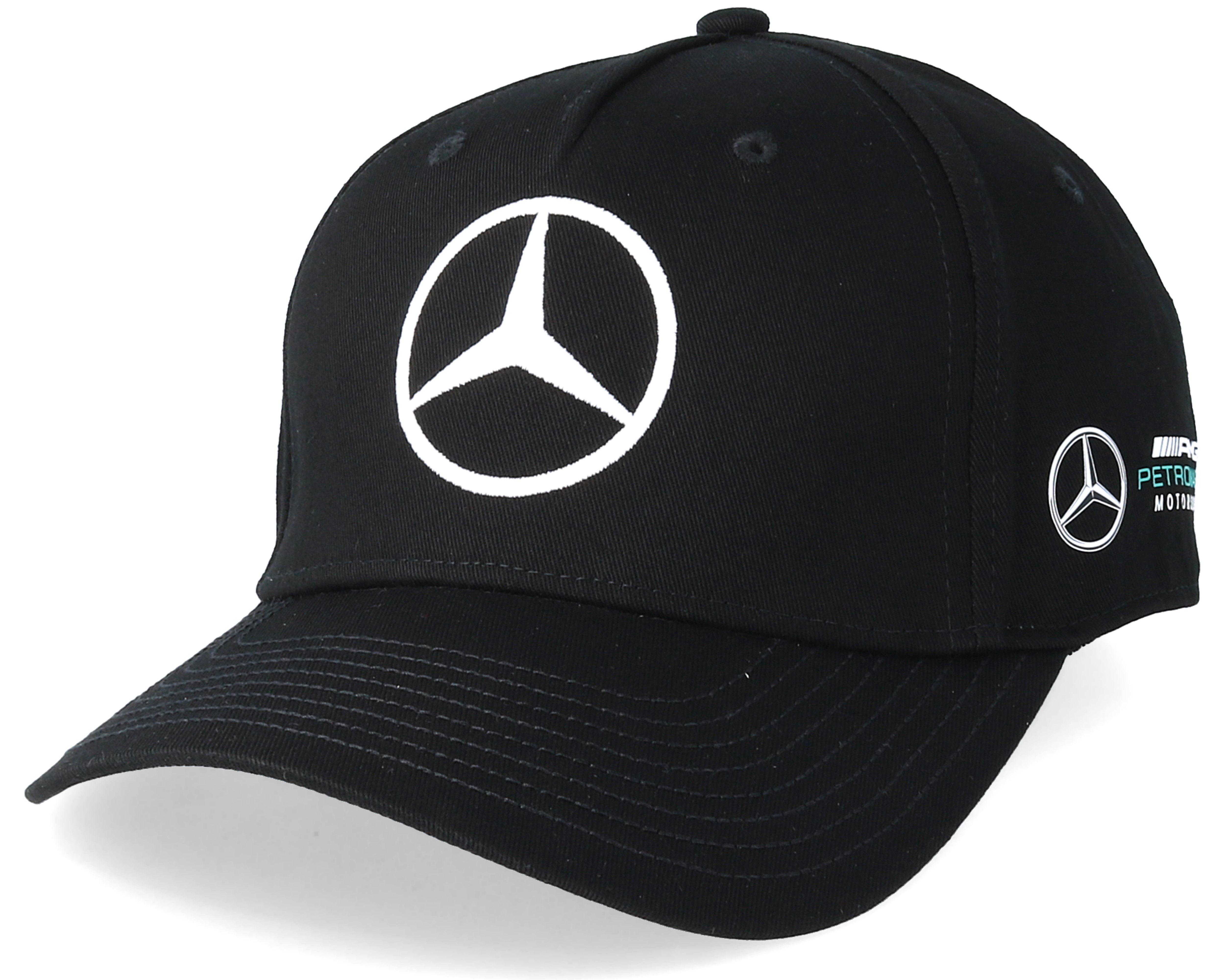 Team Cap Black Adjustable Mercedes caps Hatstore.co.uk