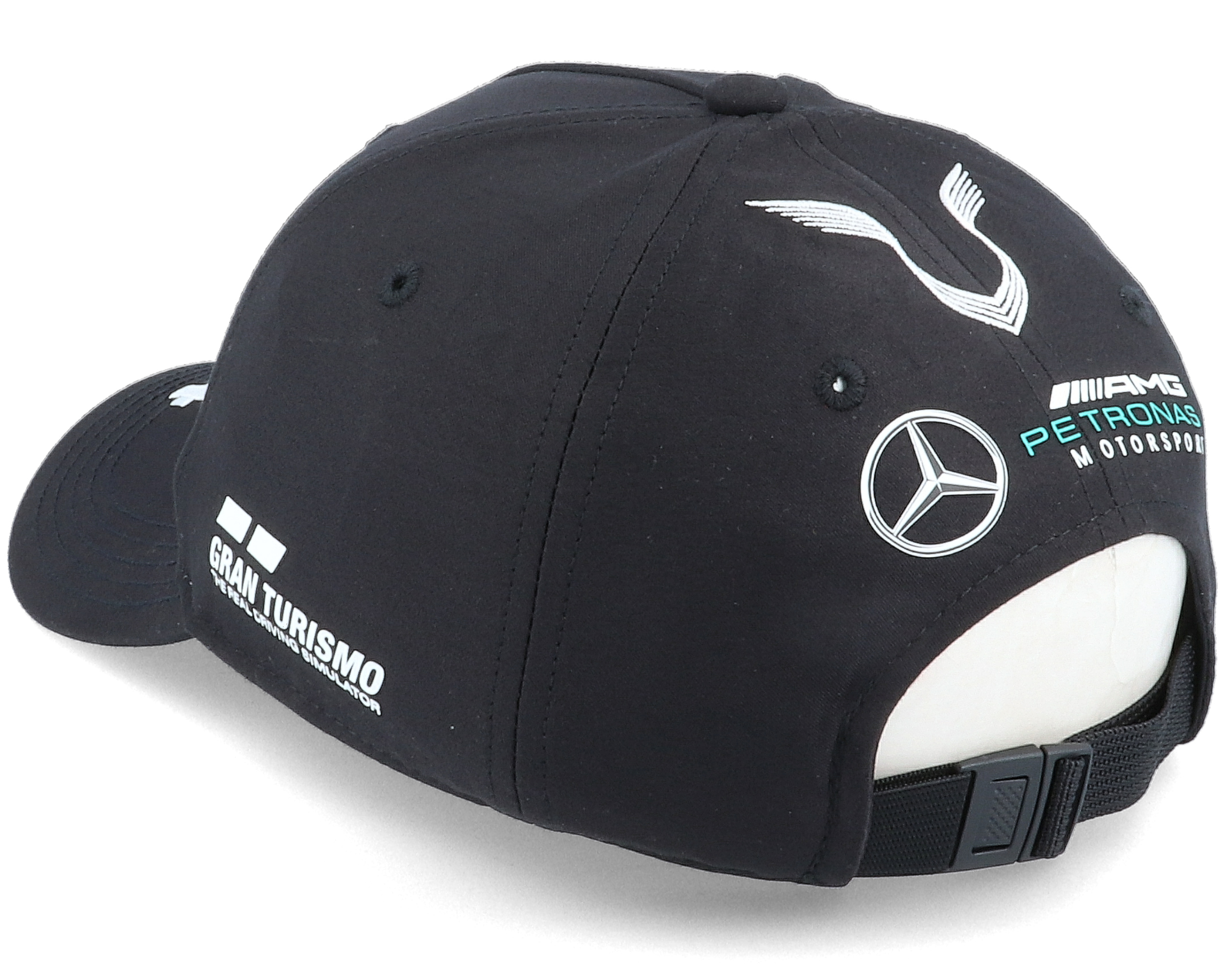 Mercedes Rp Lewis Driver Baseball Cap Black Adjustable Formula One casquette Hatstore.fr