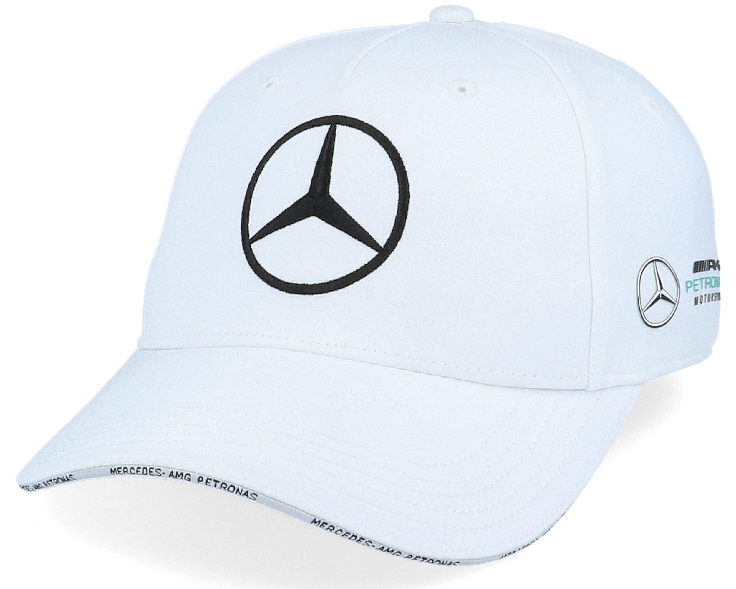 Mercedes Rp Team Baseball Cap 2 White Adjustable Mercedes caps