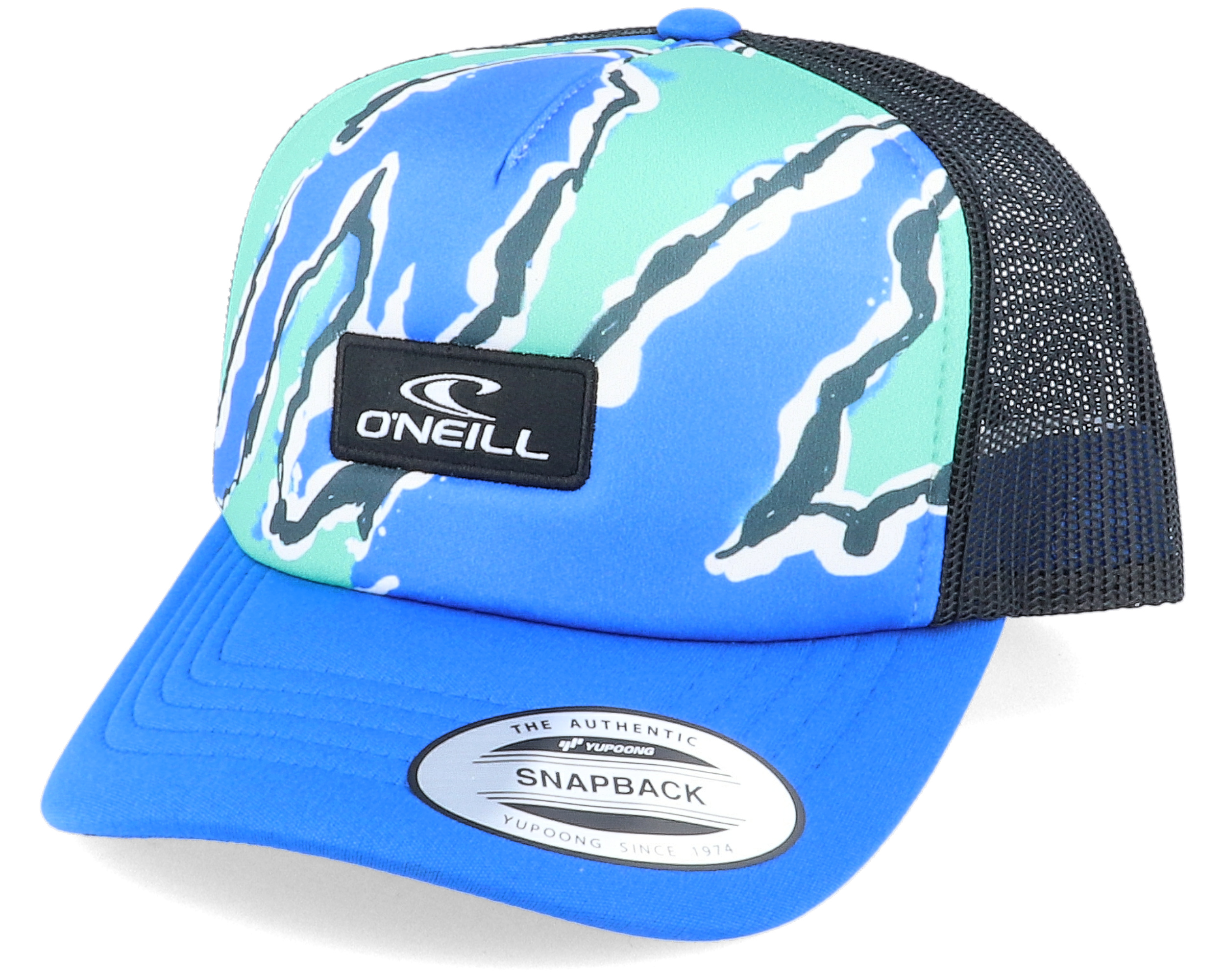 Blue and black trucker hat Clearance
