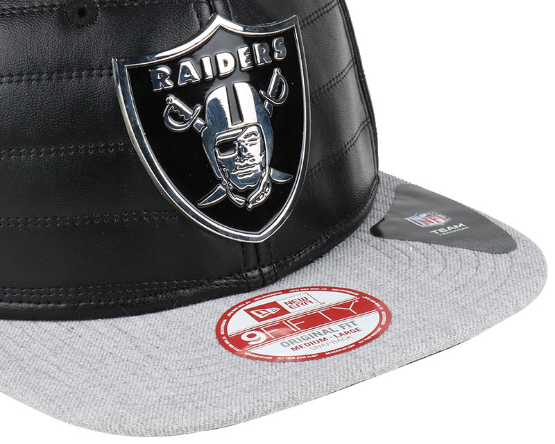 Oakland Raiders Quilted Crown Black/Gold 9Fifty Snapback - New Era caps