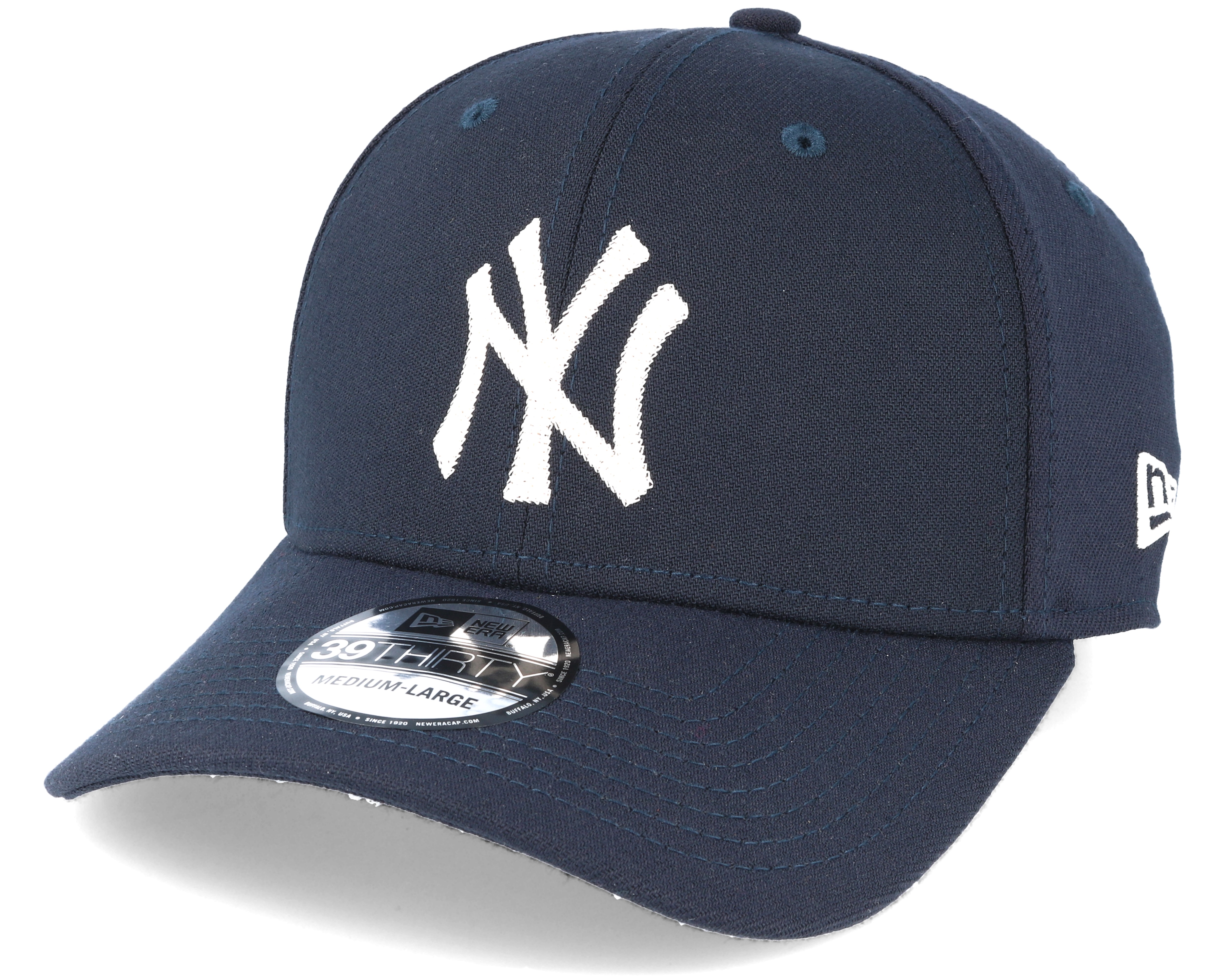 New York Yankees Chain Stitch Navy Flexfit New Era caps